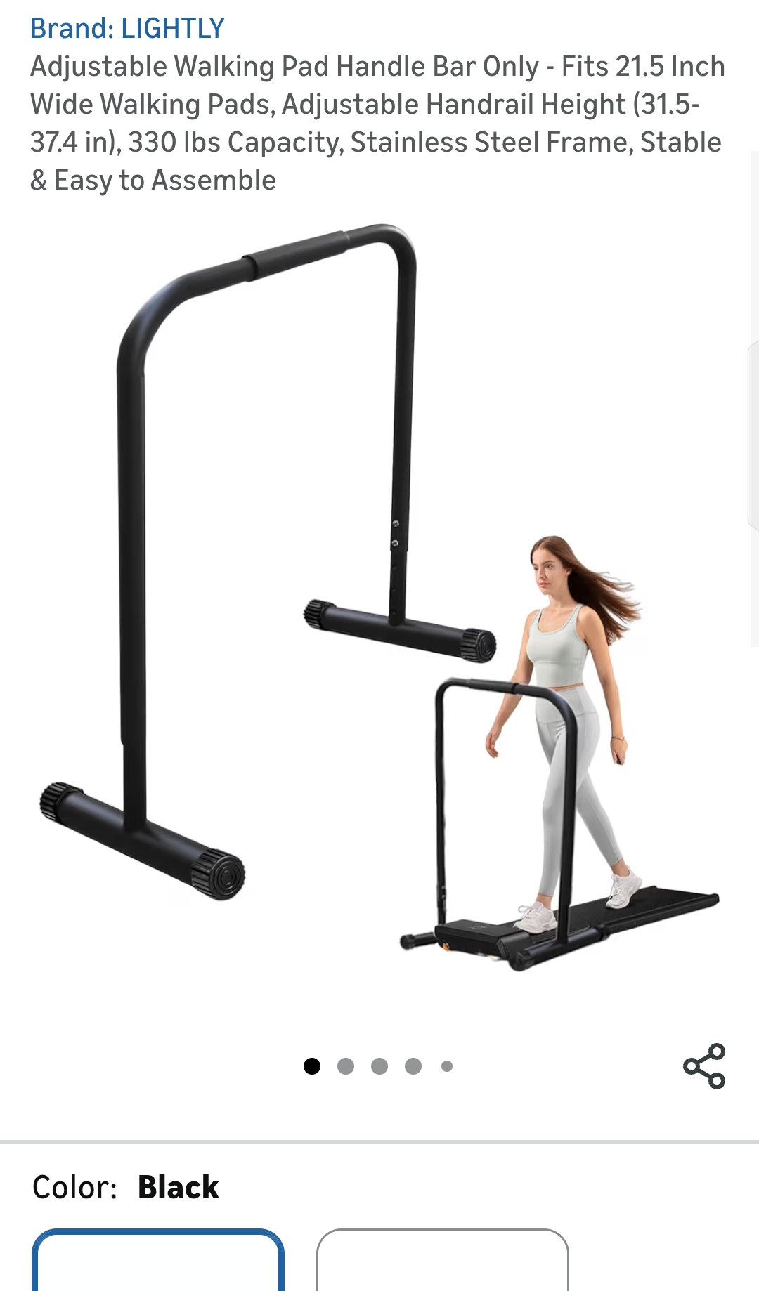 walking pad handle bar only