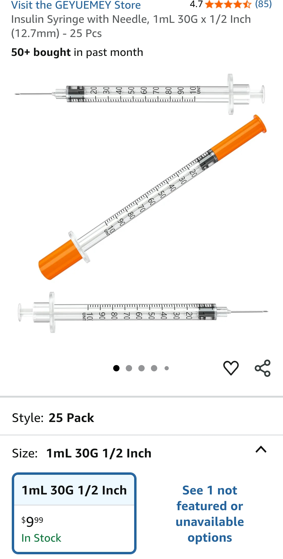 insulin syringe