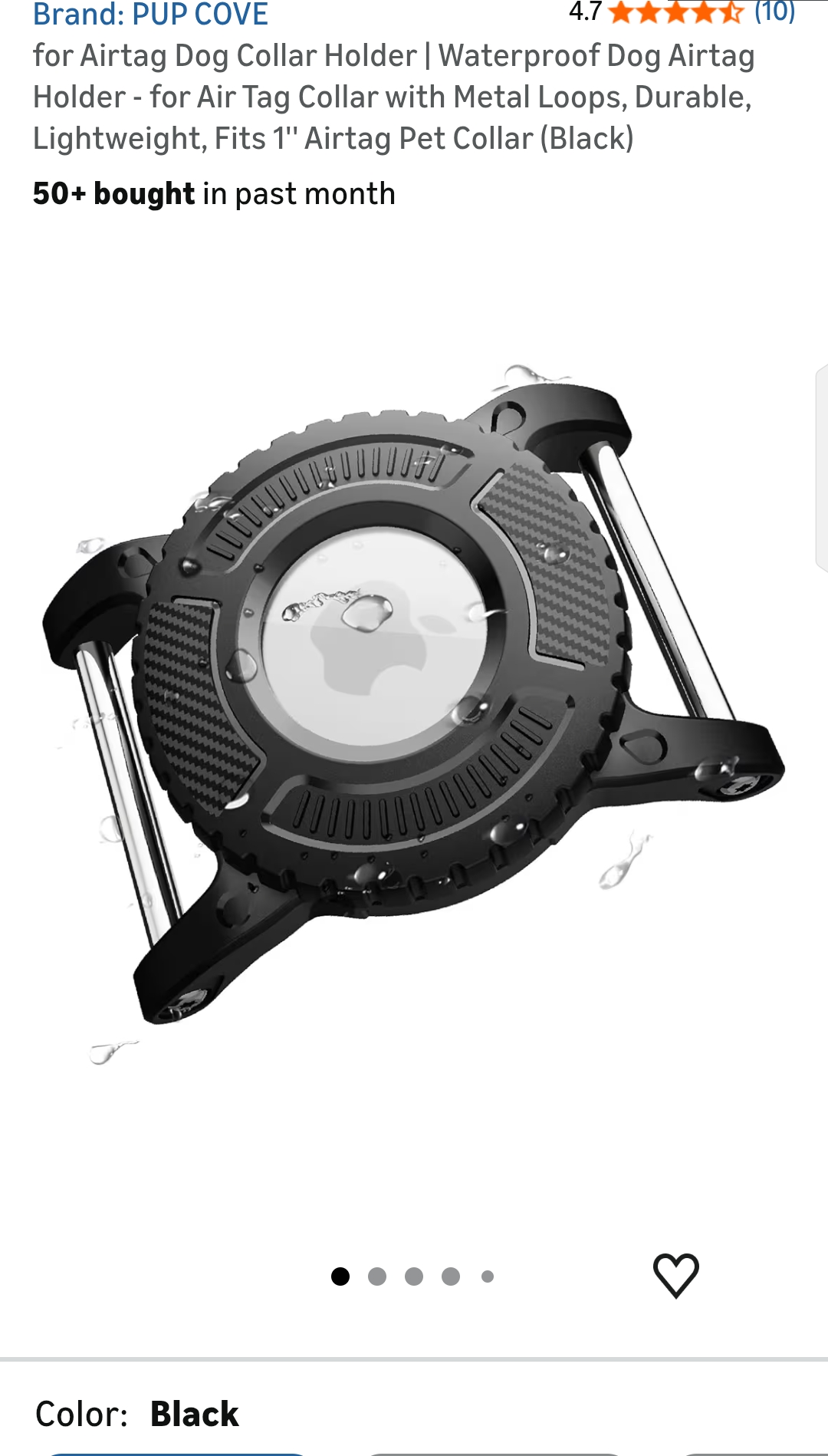 airtag dog collar holder