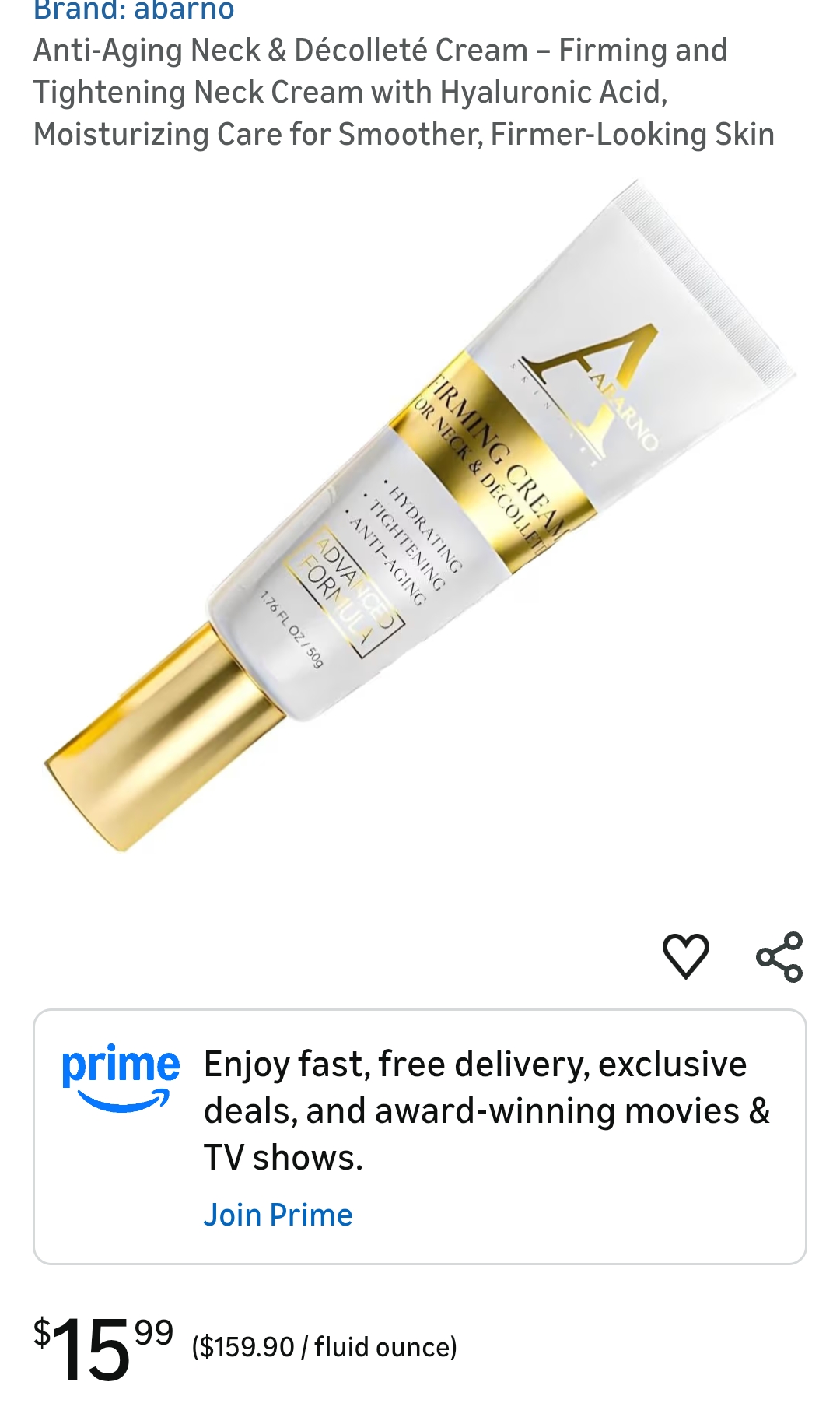 Abarno Professional Anti Aging Moisturizing Acid