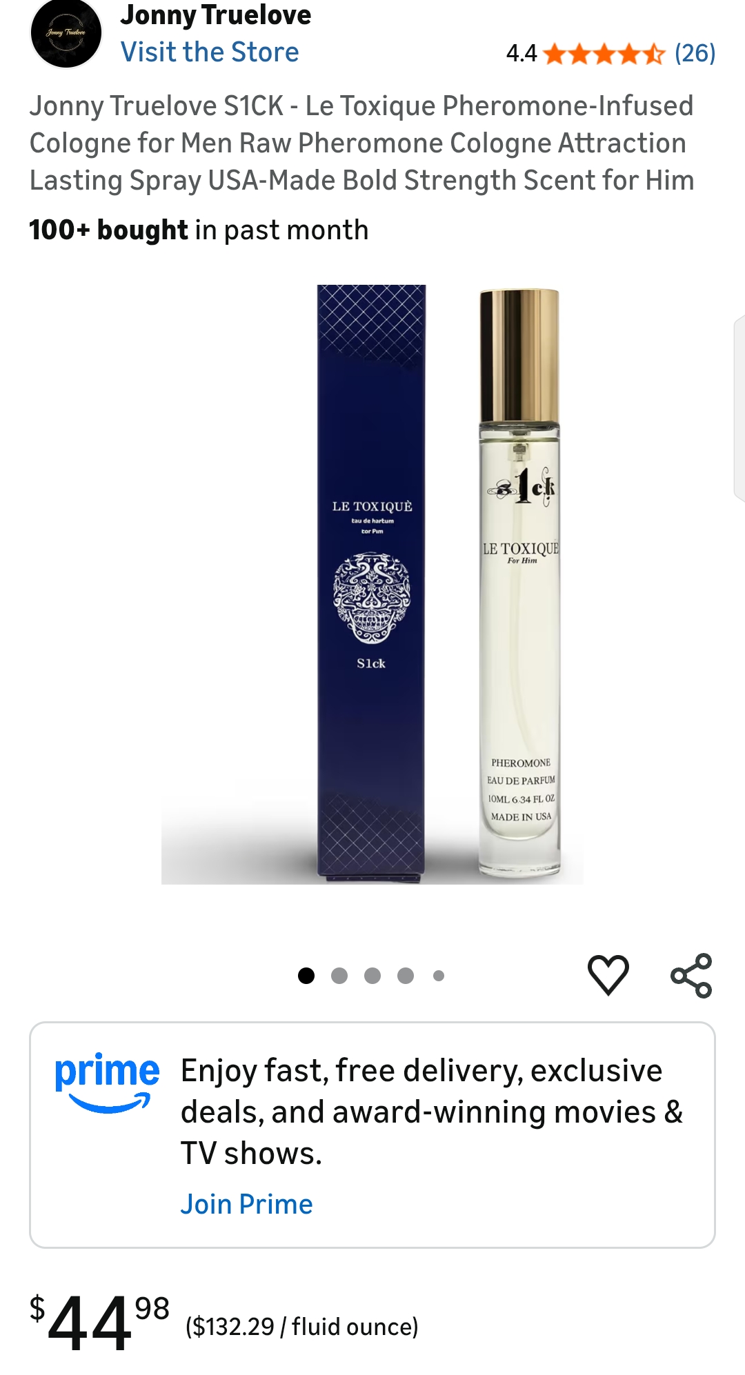 Le Toxique Pheromone-Infused Cologne for Men