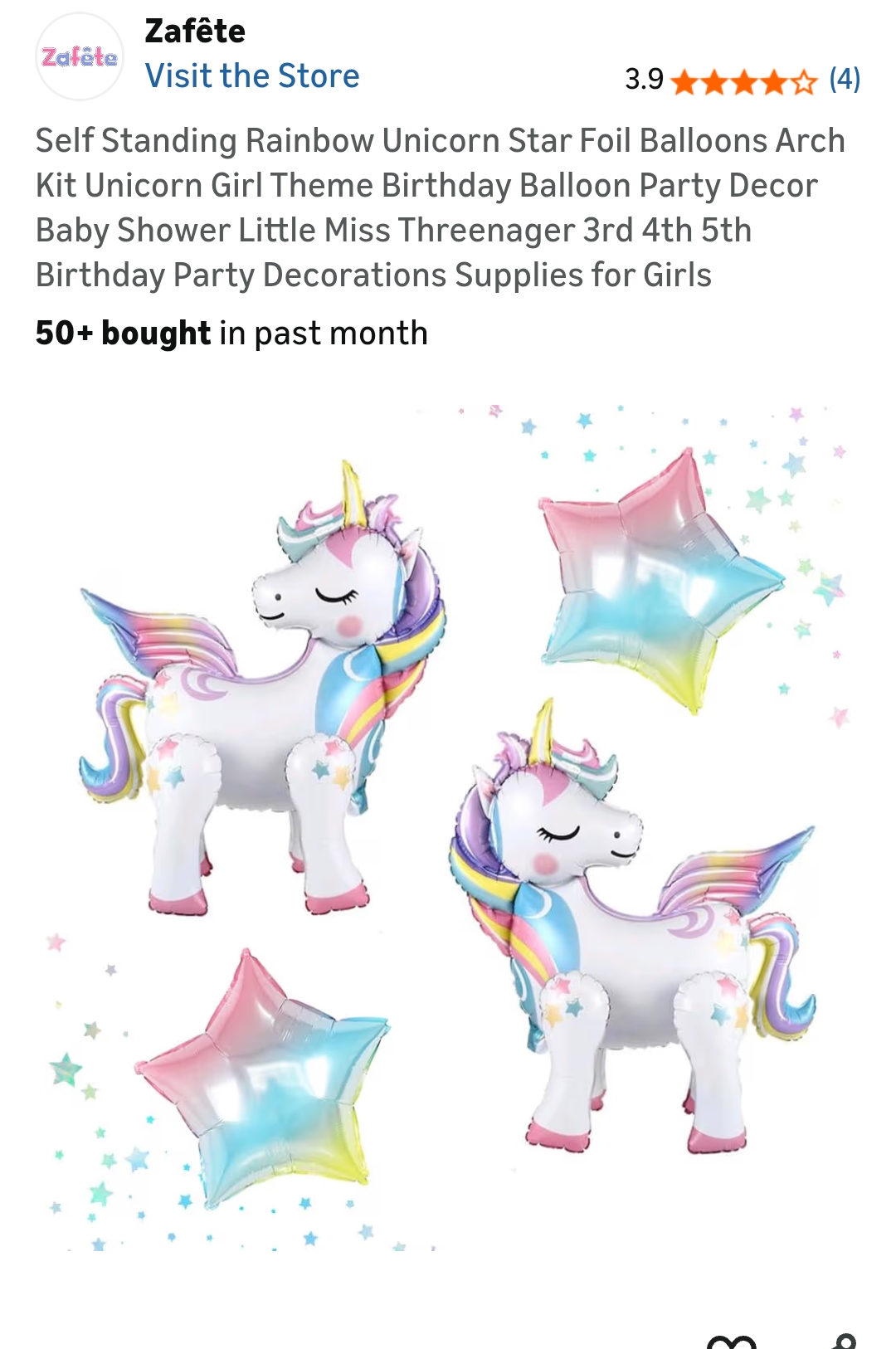unicorn balloons