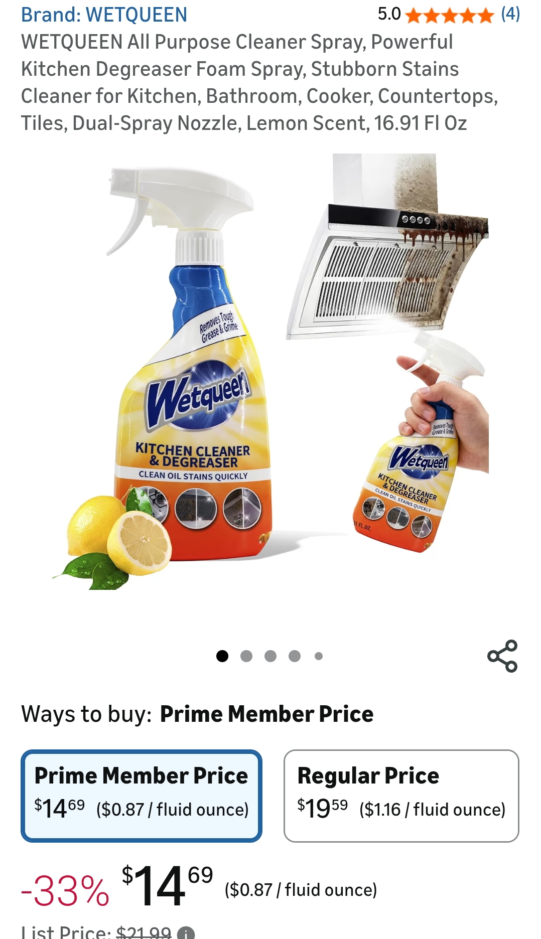 kitchen cleaner spray