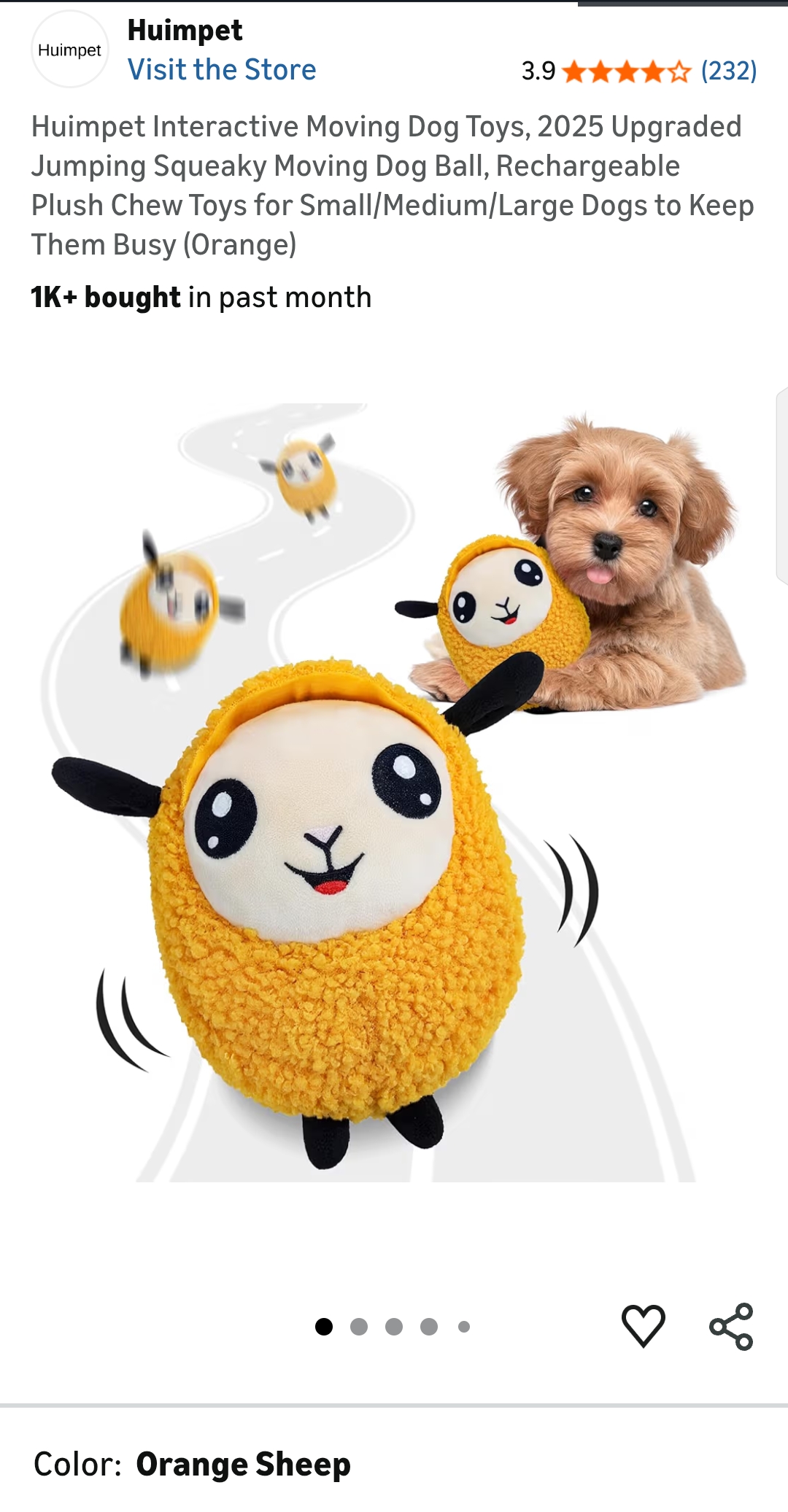 Moving Dog Toys