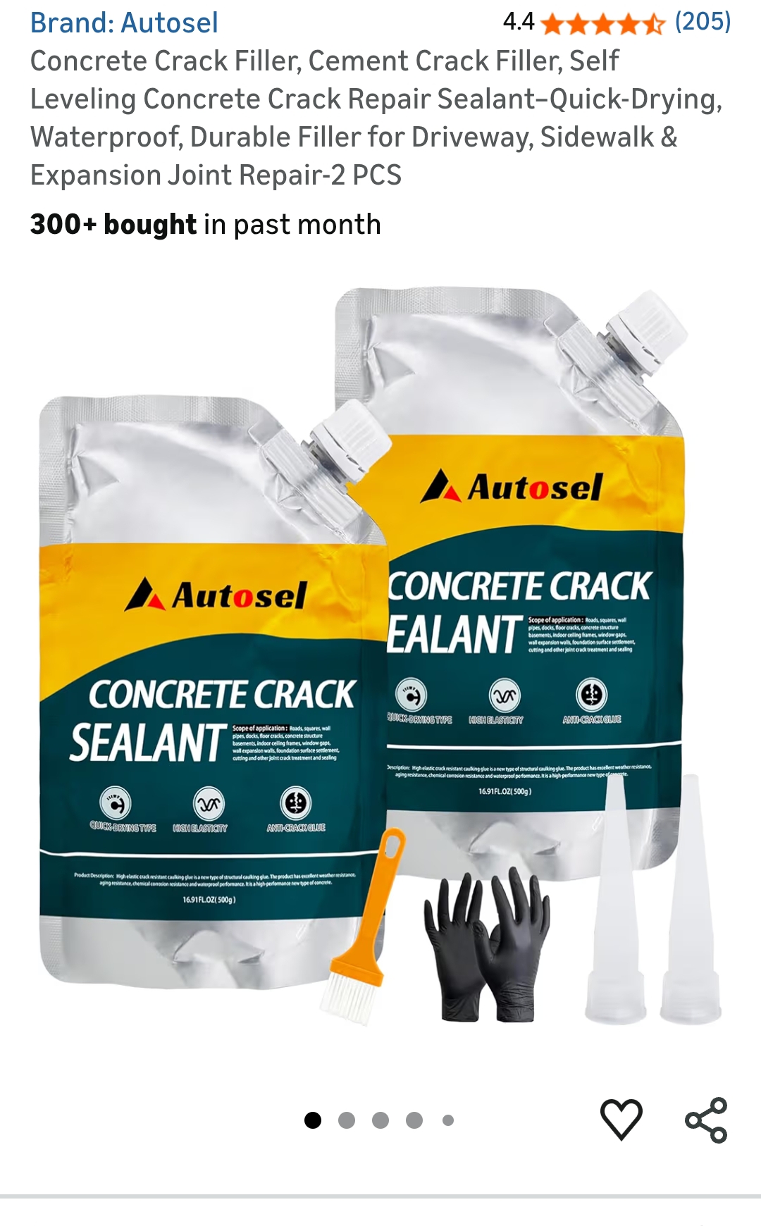 concrete crack filler