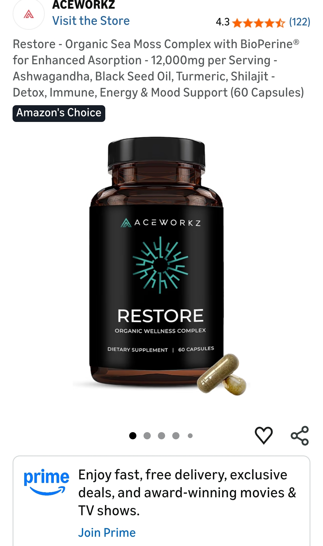 Organic Sea Moss Complex