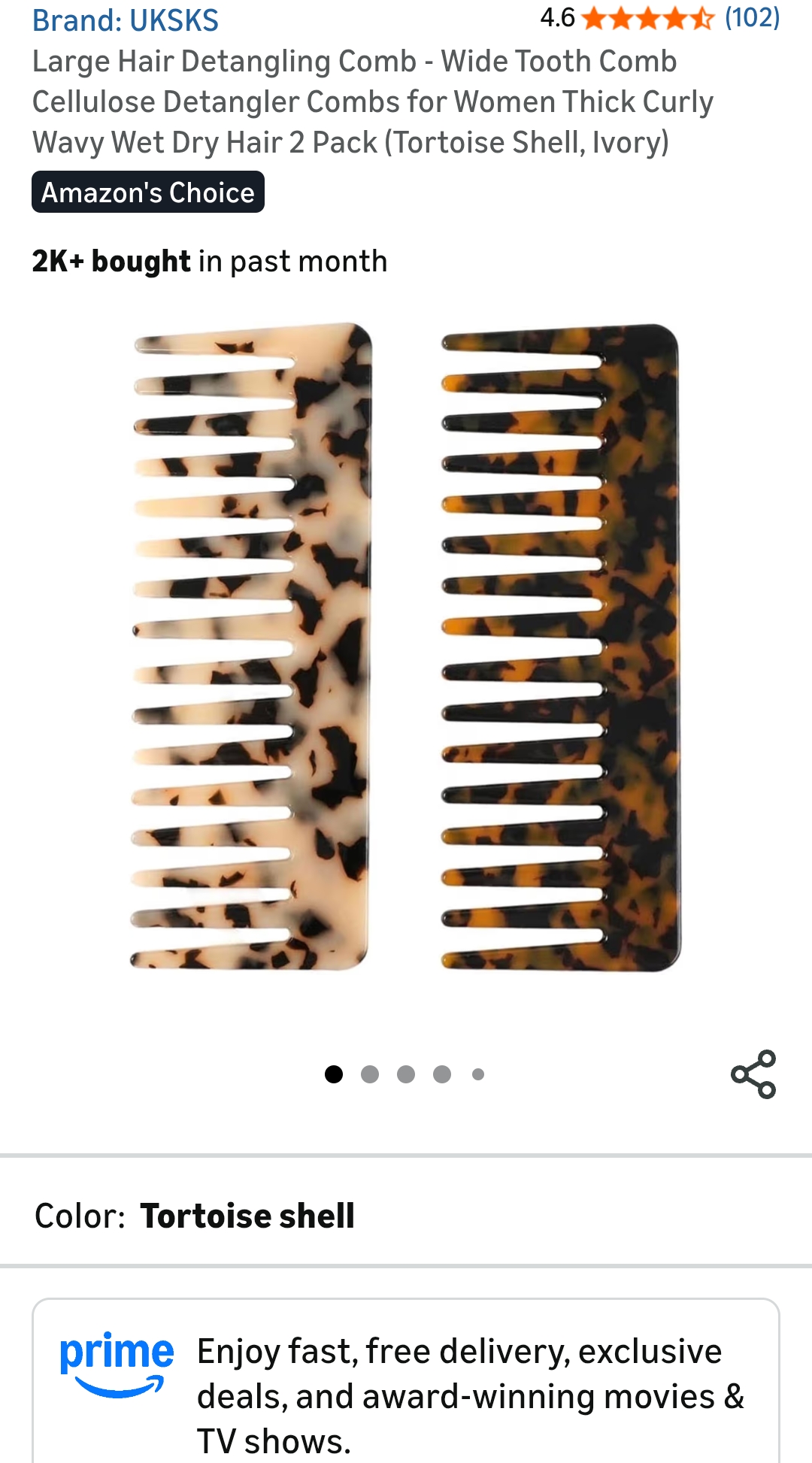 wide tooth comb