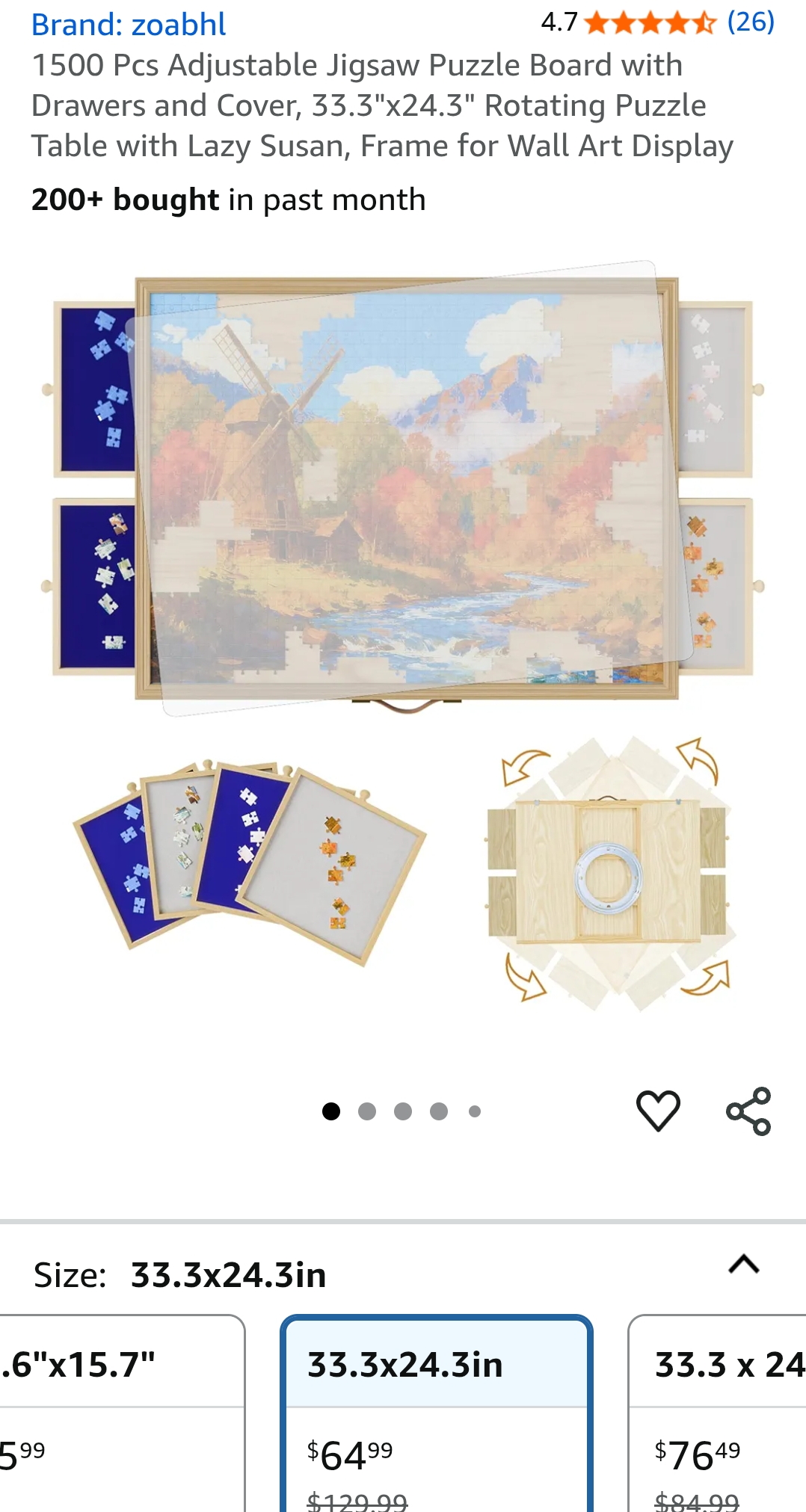 rotating puzzle board