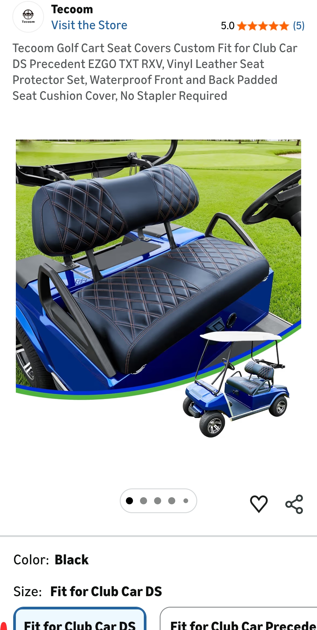 golf cart seat covers club car