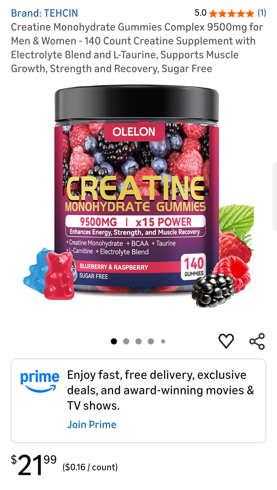 creatine monohydrate gummies