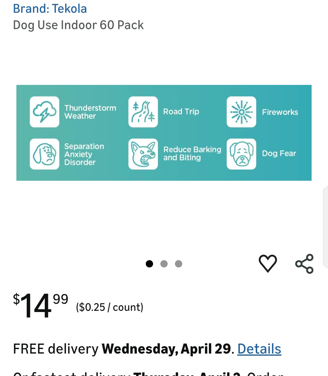 Dog Use Indoor 60 Pack
