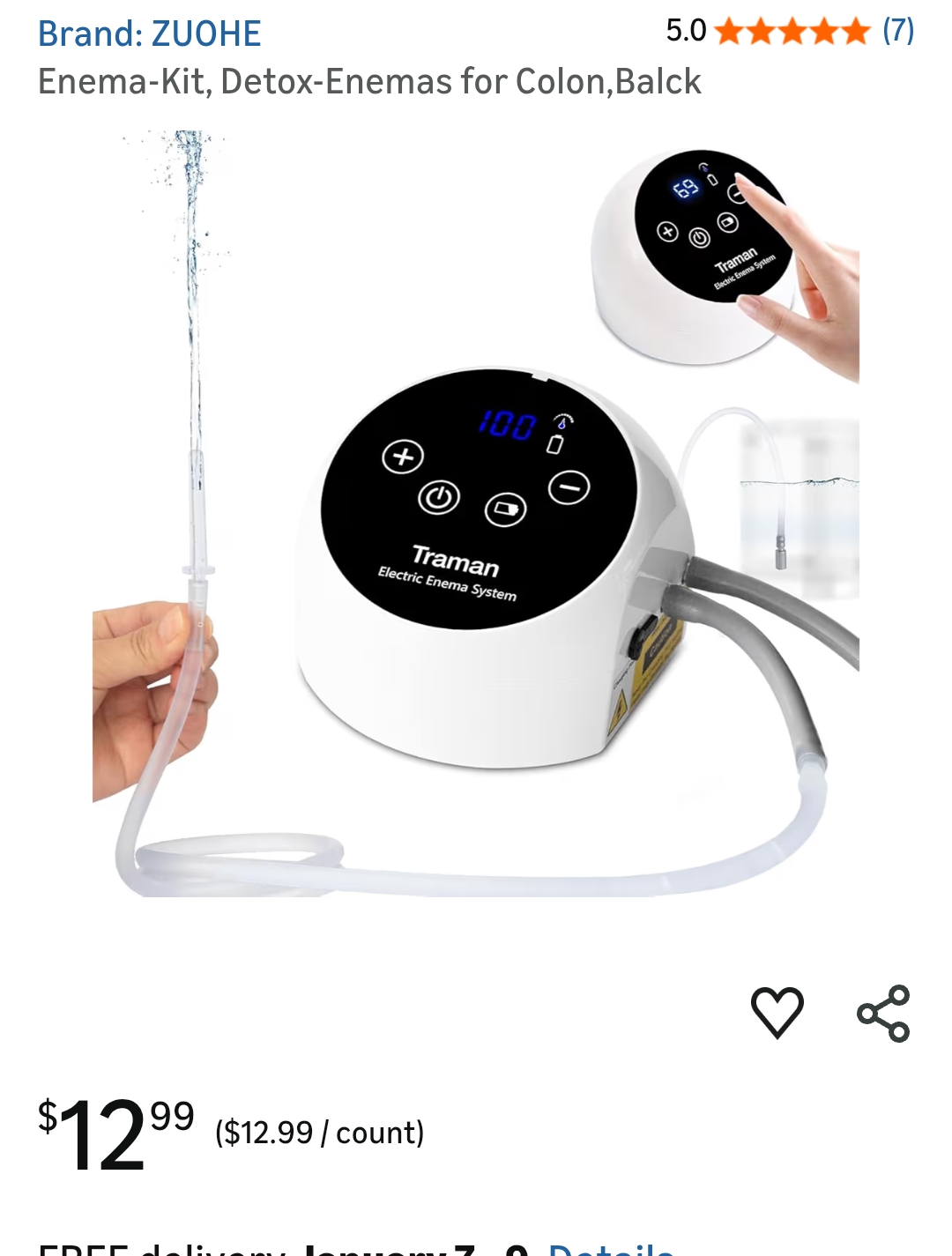 Enema-Kit, Detox-Enemas for Colon,Balck