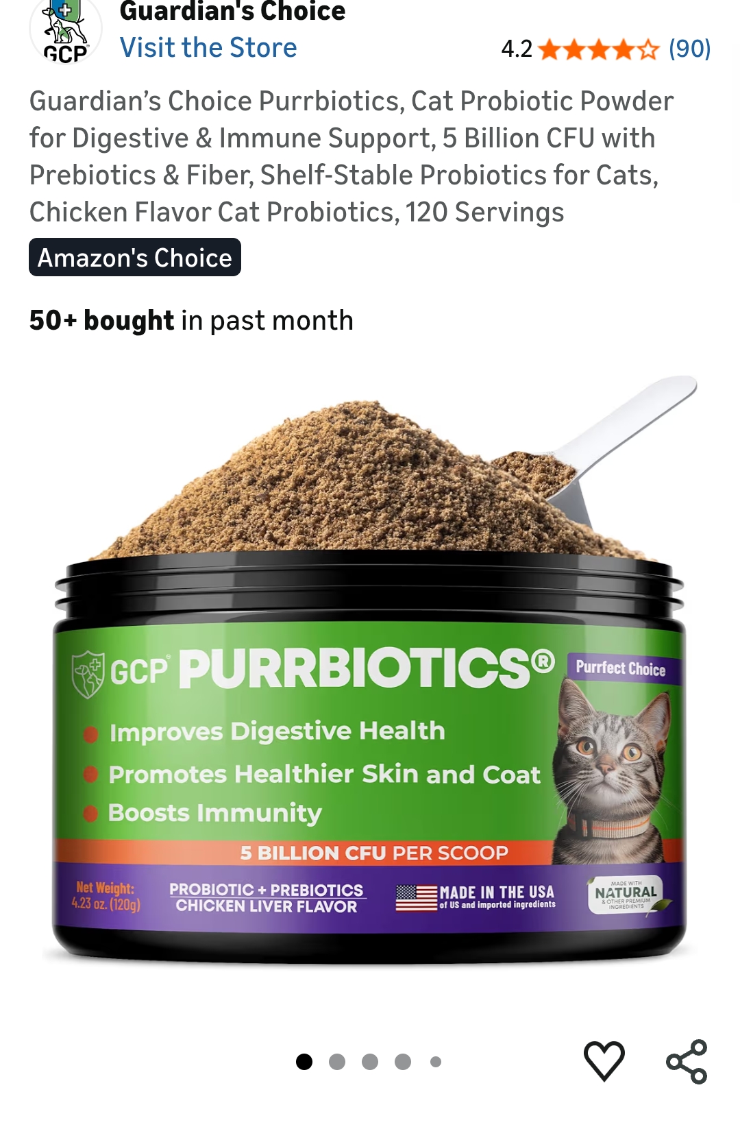 Guardian’s Choice Purrbiotics