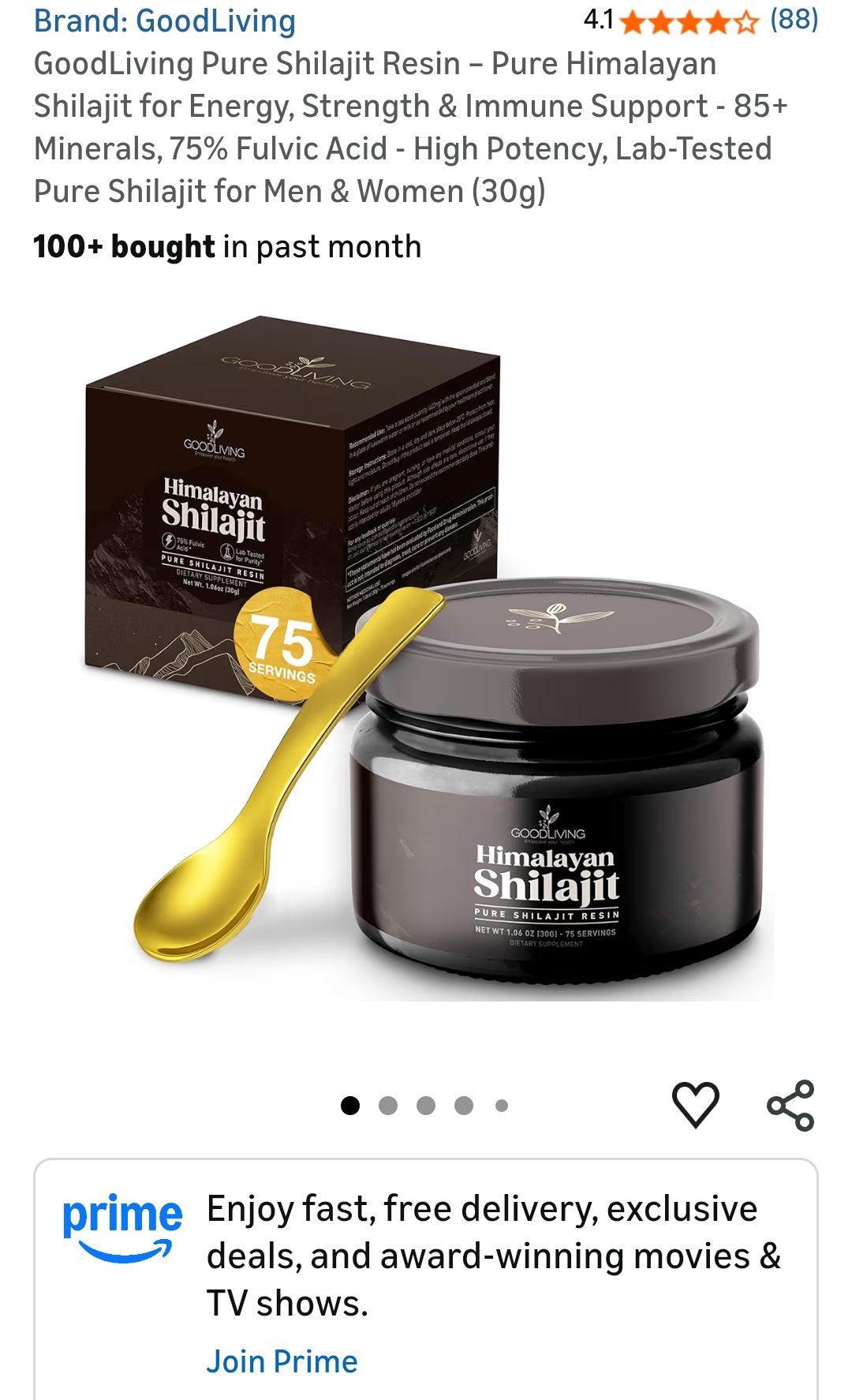 Pure Himalayan Shilajit for Energy