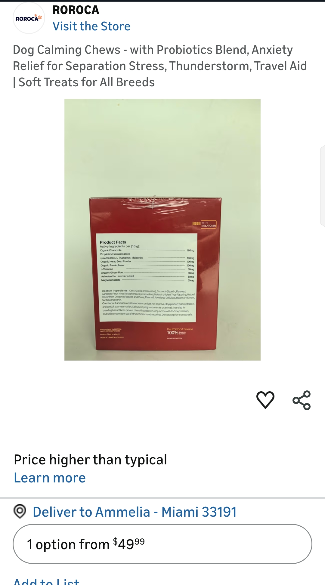 calming chews for dogs