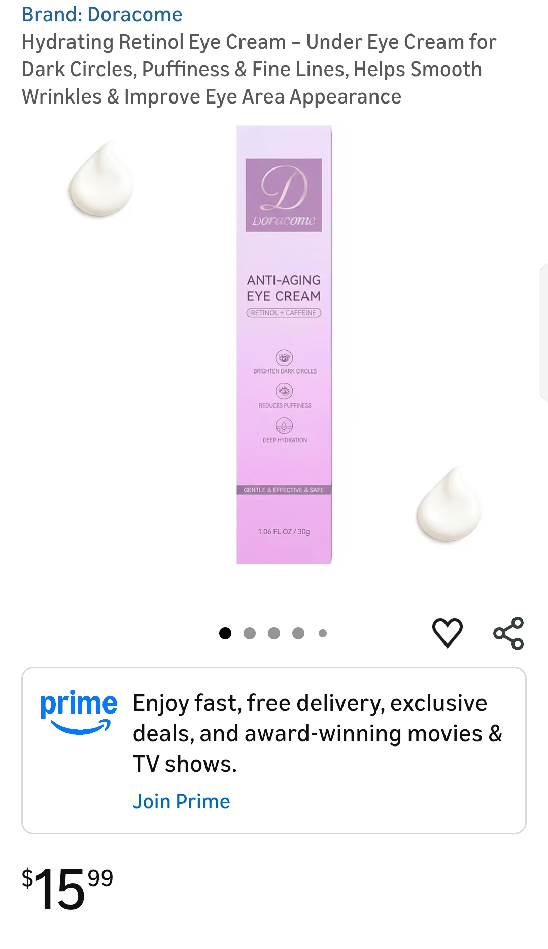 Doracome Magnesium Fast Absorbing Non Greasy