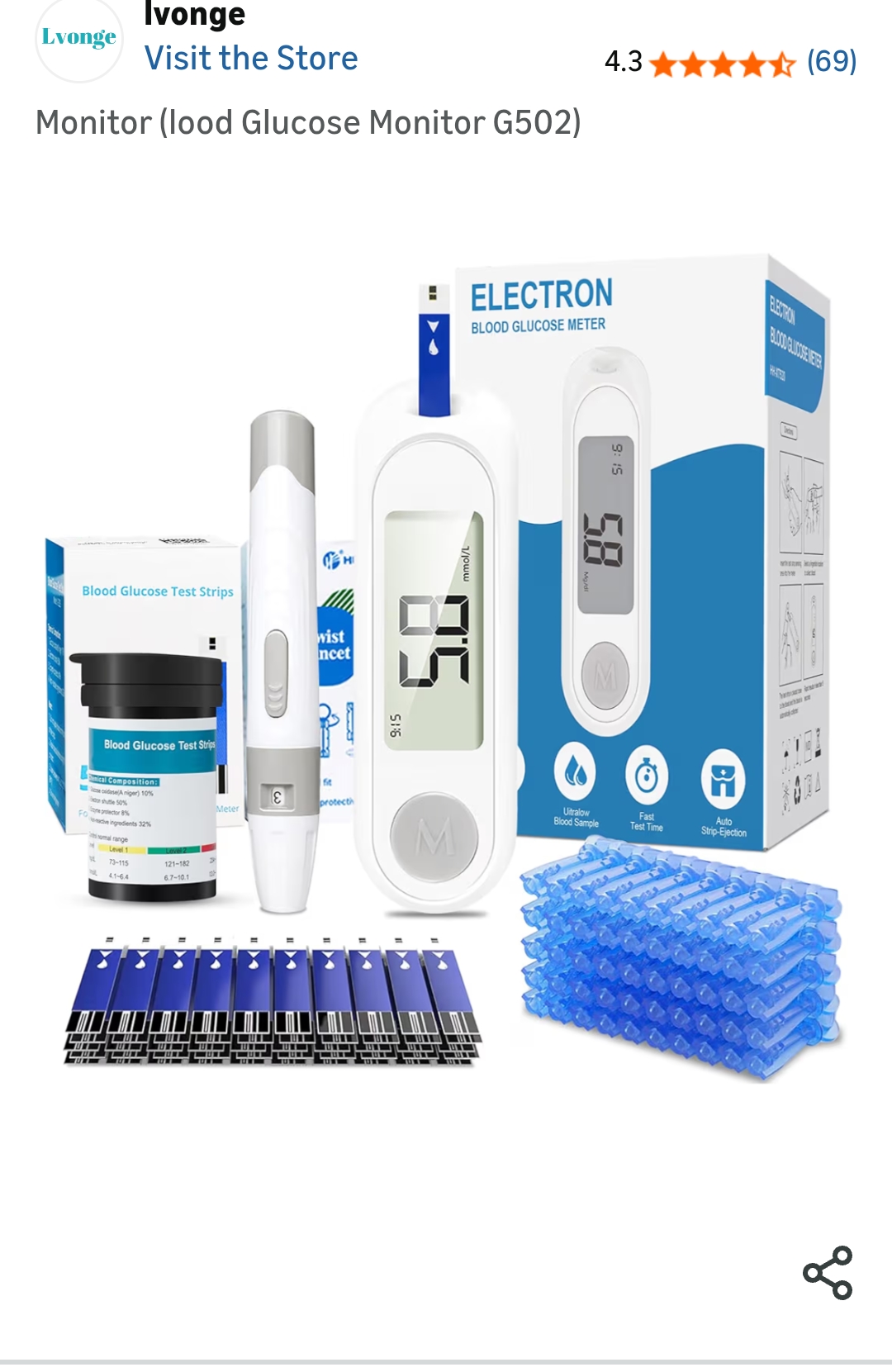 Glucose Monitor Kit