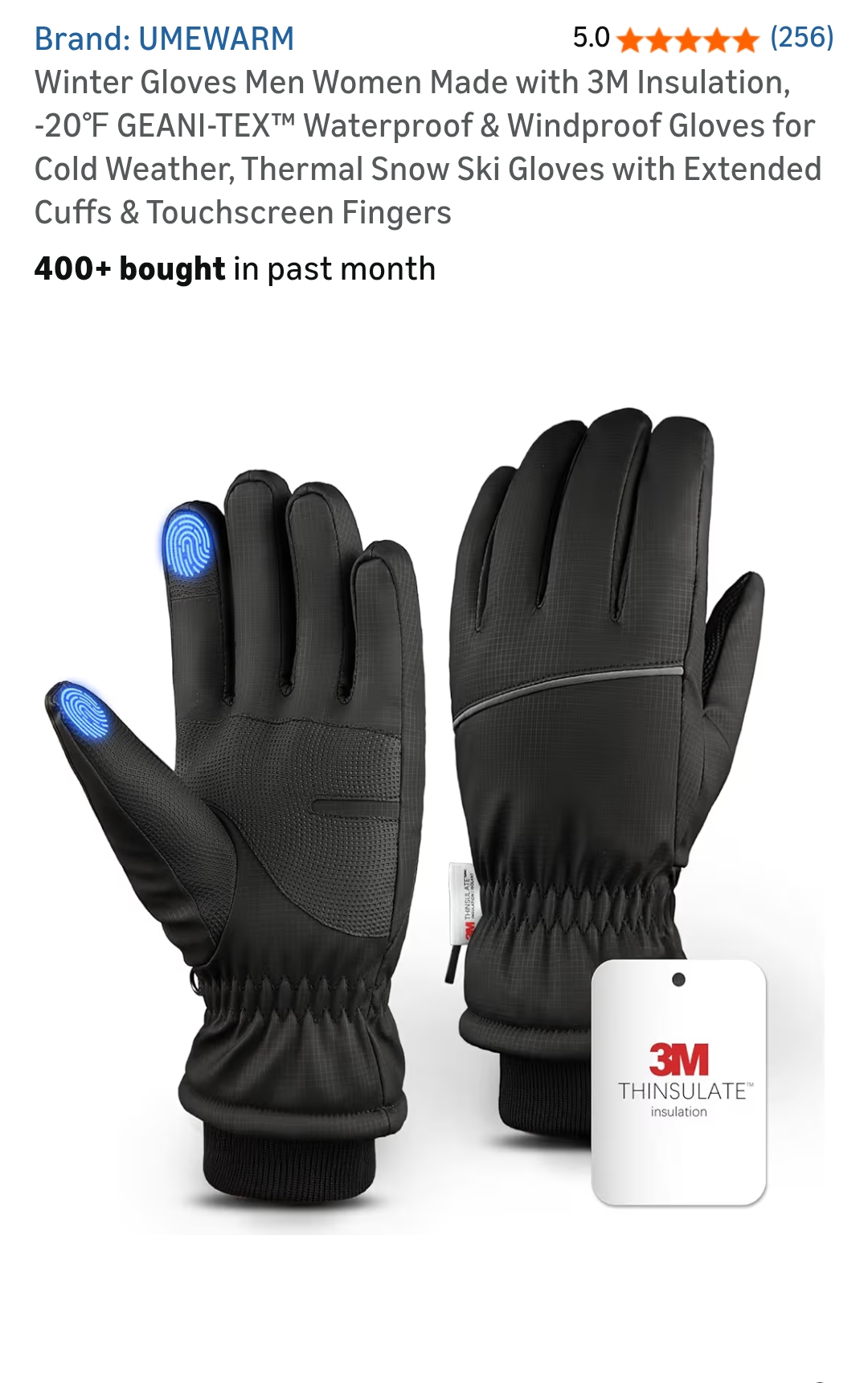 Winter Gloves Men