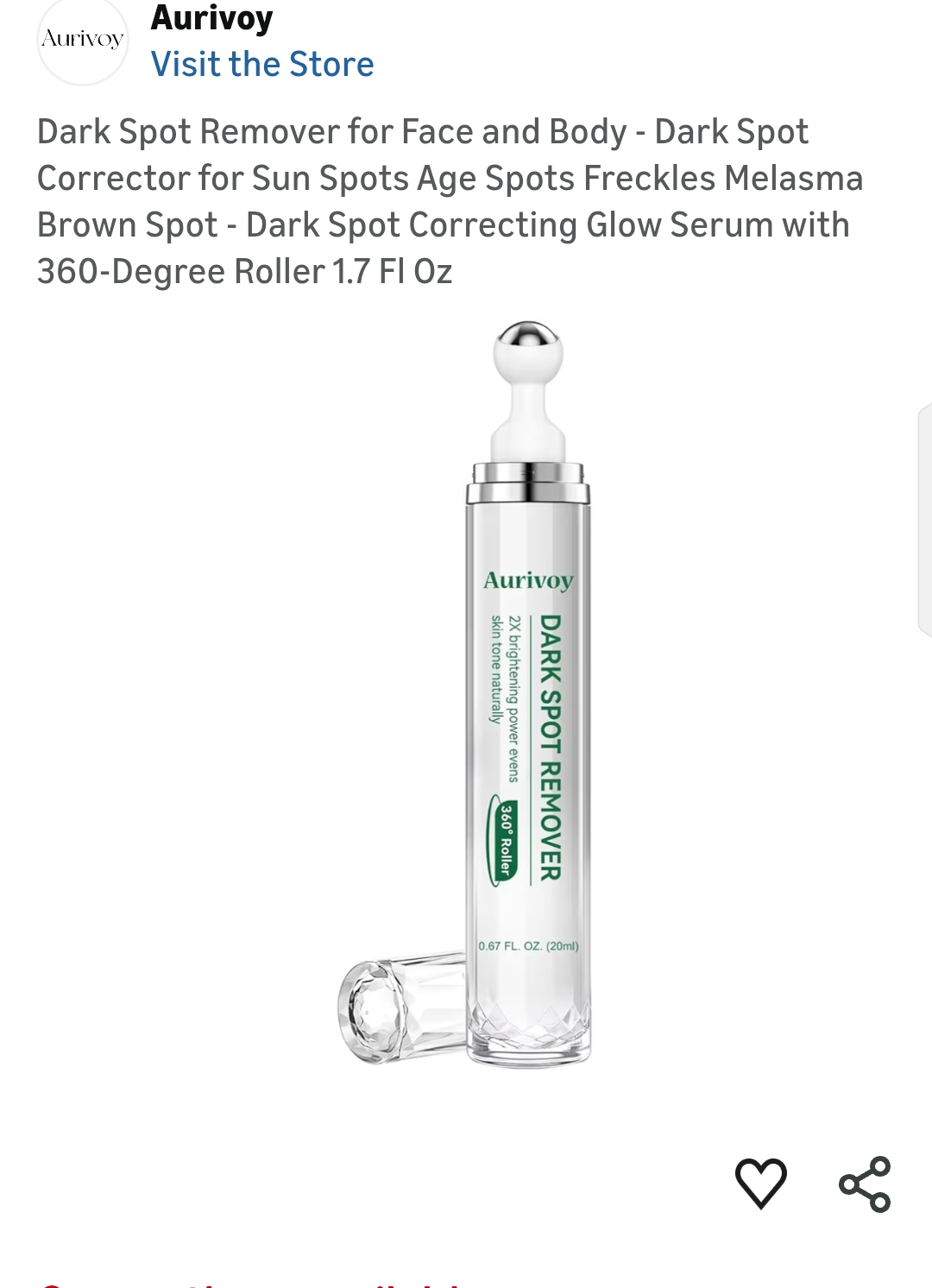 Dark Spot Remover for
