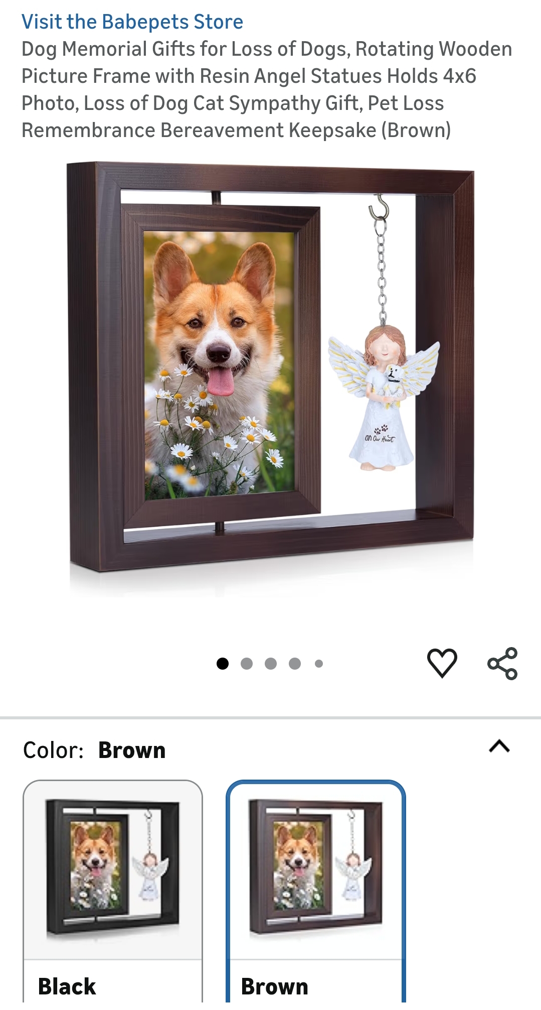 Babepets Dog Memorial Gifts for Loss of Dog