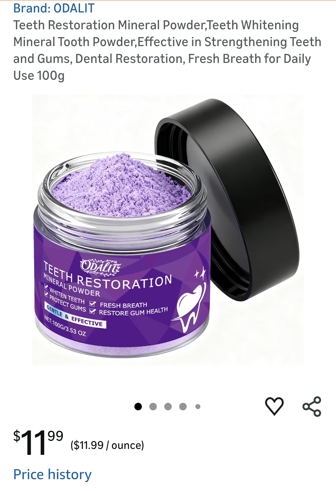 teeth restoration mineral powder