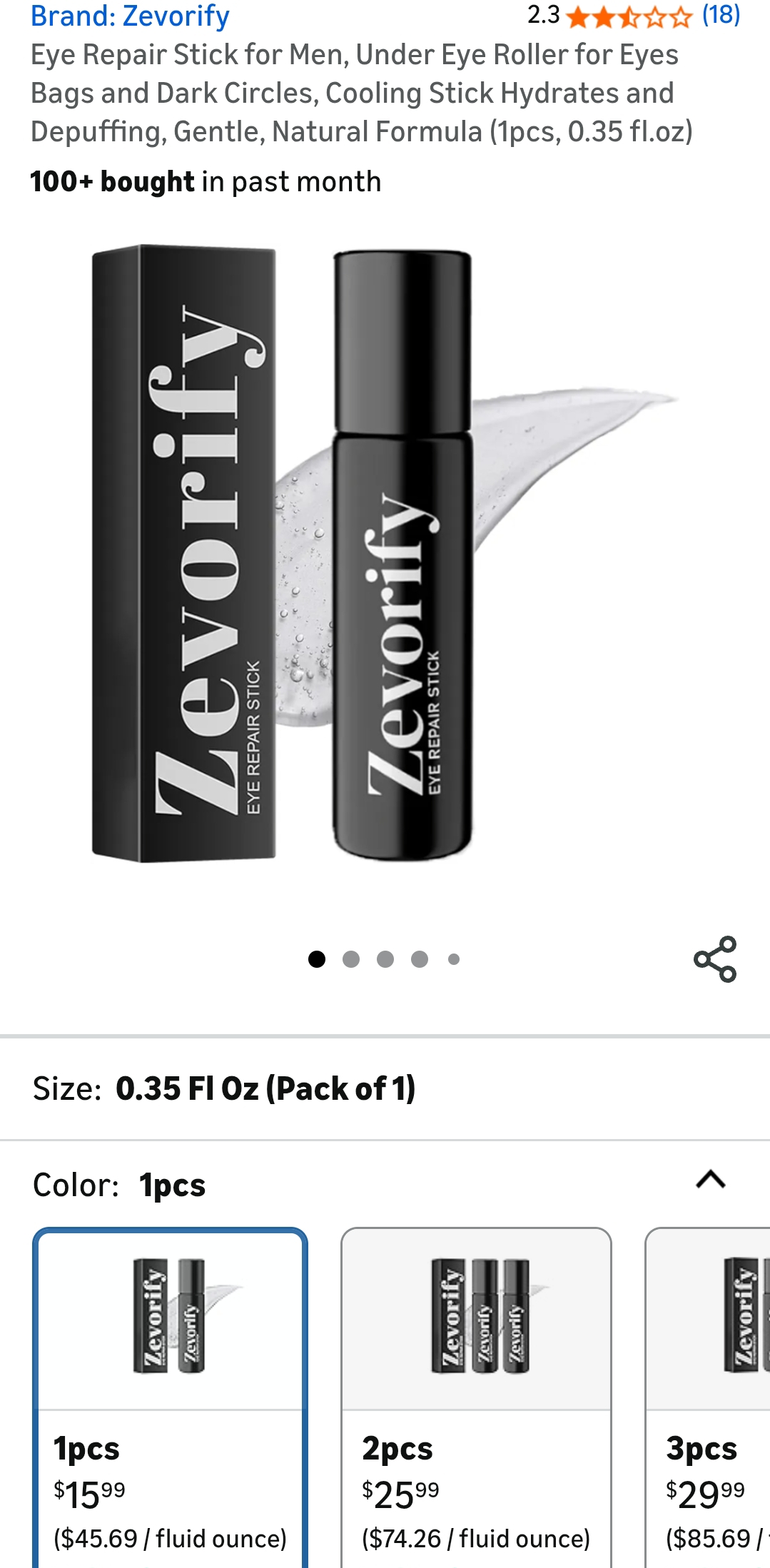 Zevorify Eye Repair Stick for Men