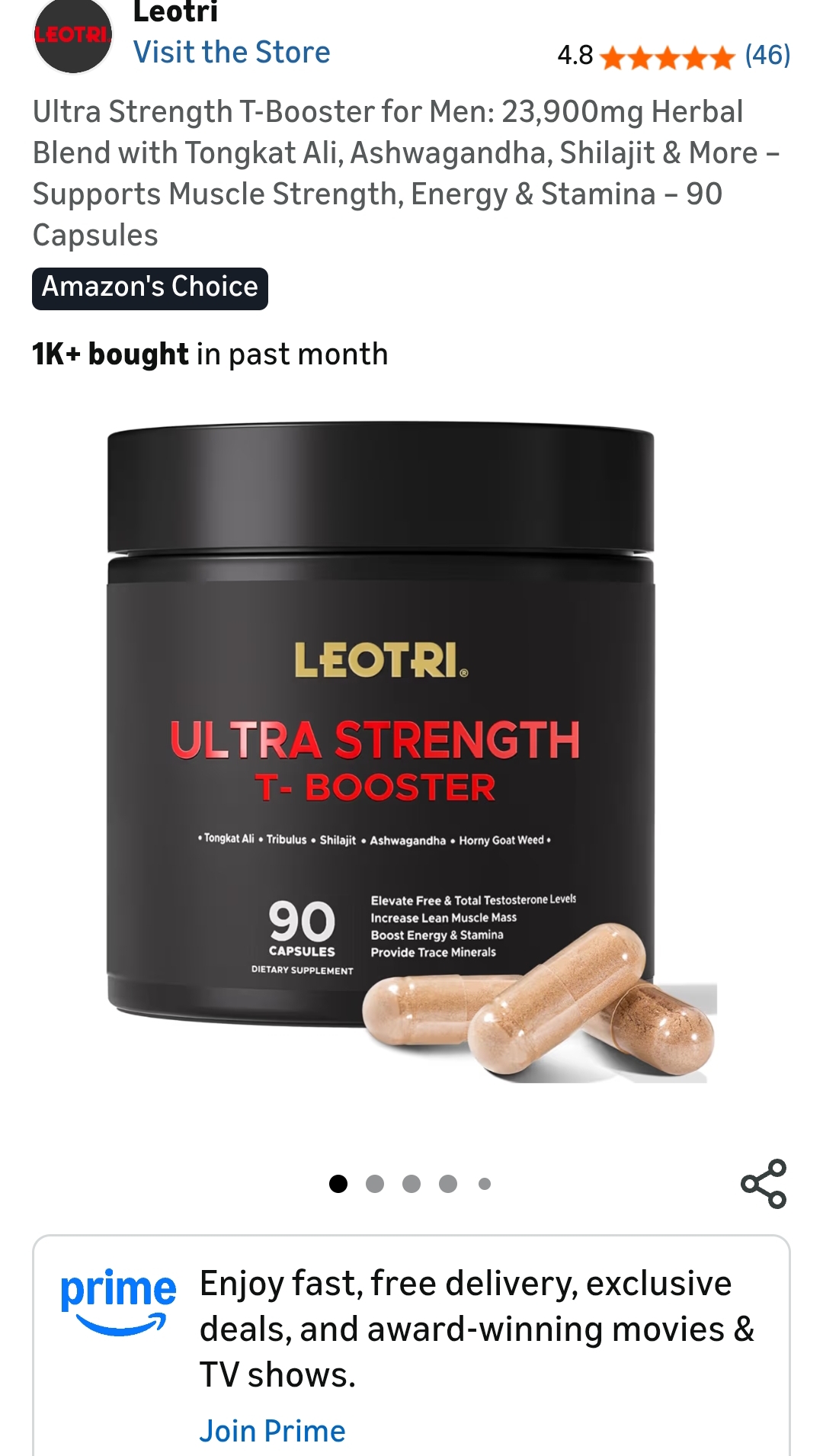 testosterone supplement for men