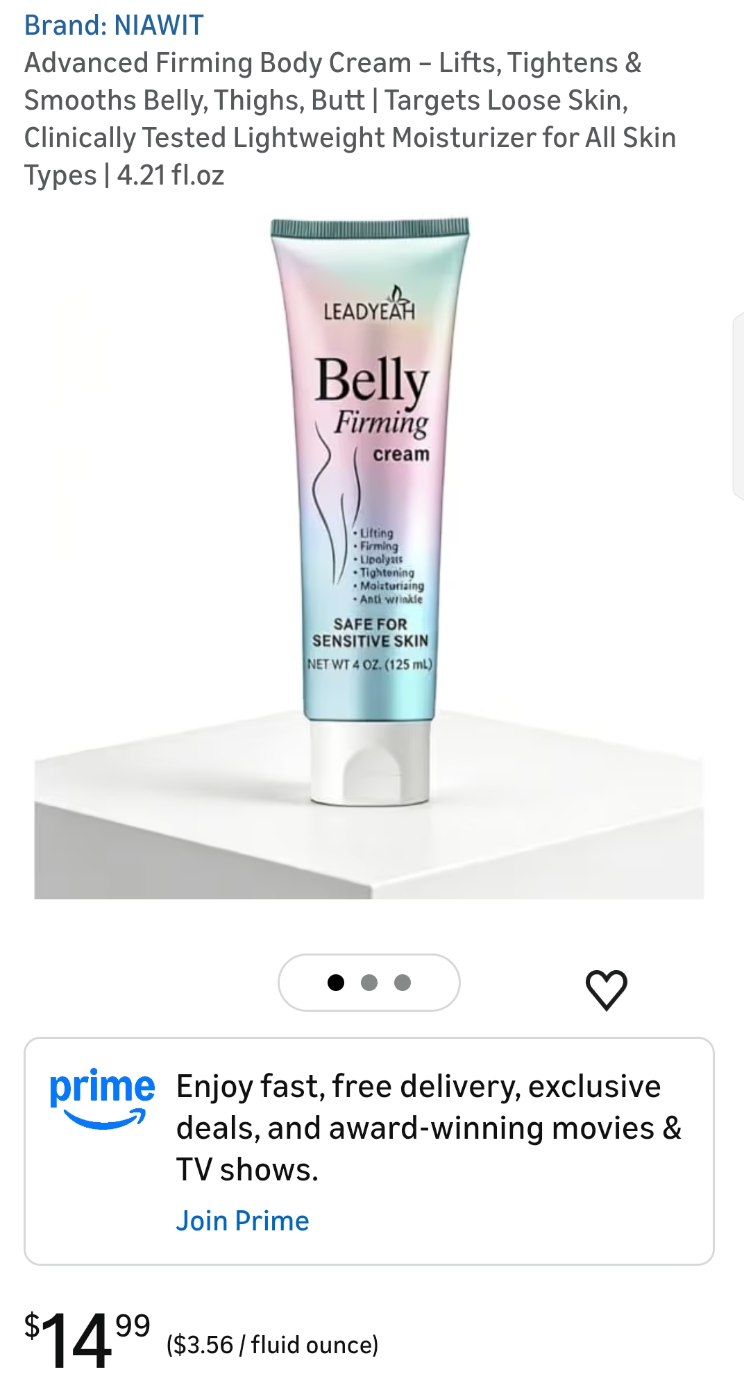 Firming Body Cream