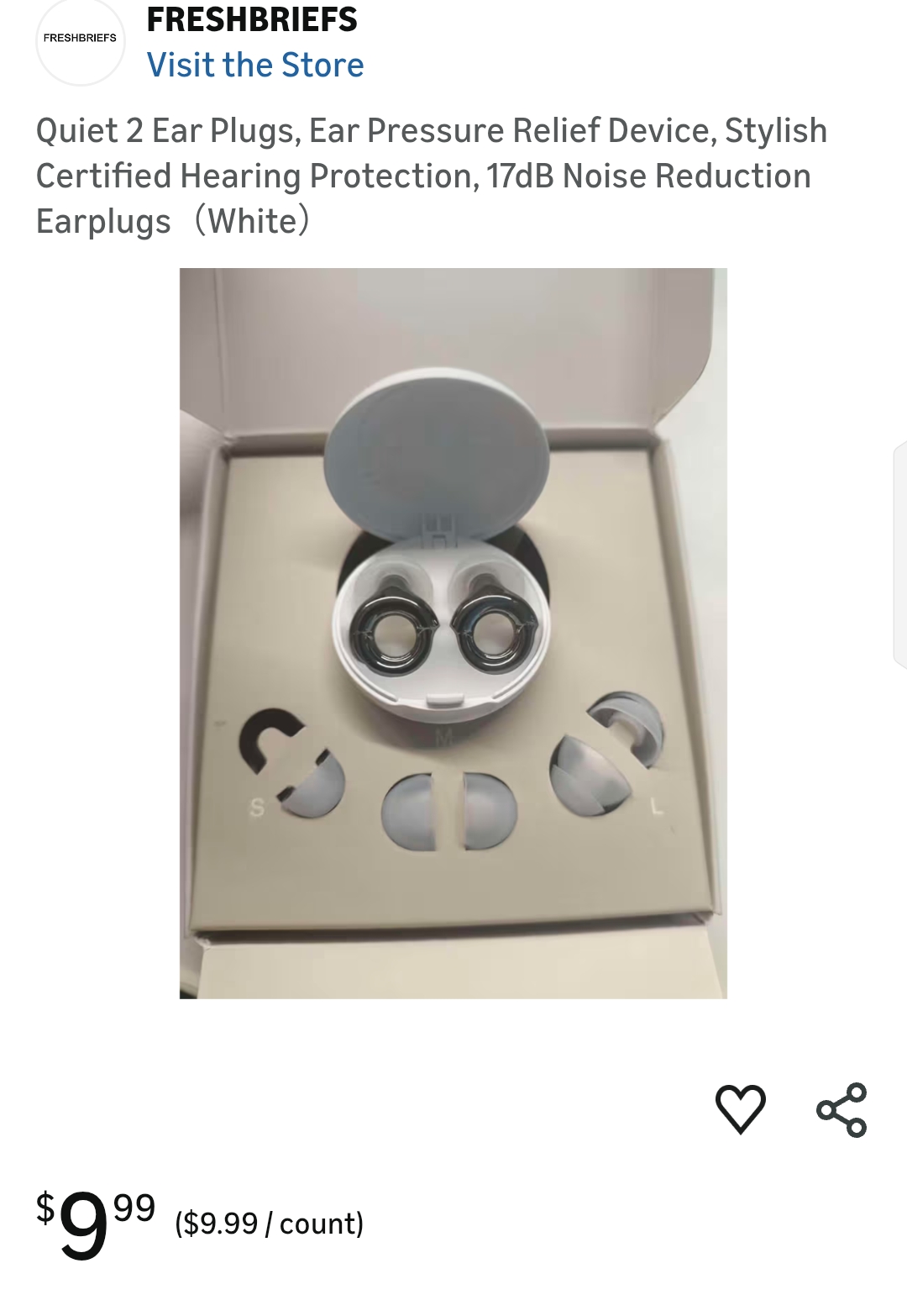 Quiet 2 Ear Plugs