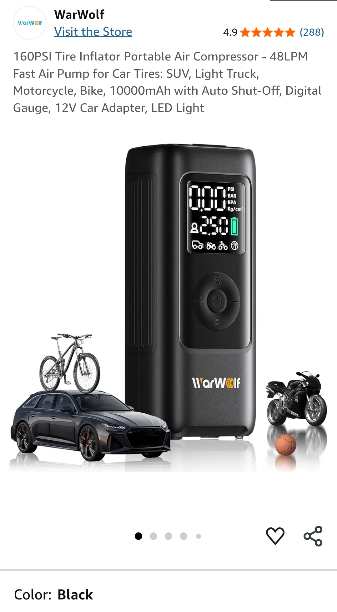 air pump for car tires