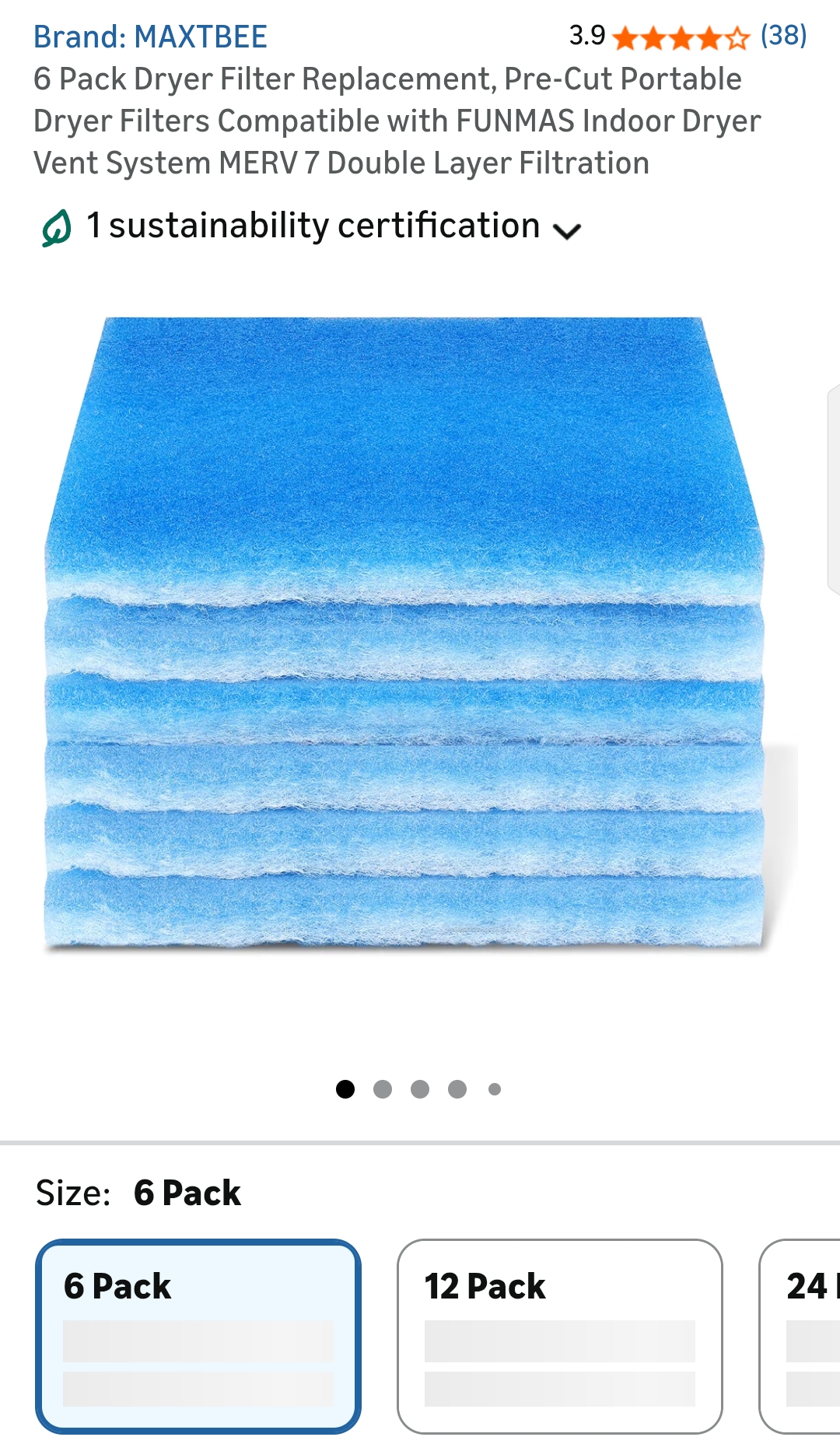 funmas dryer vent filters