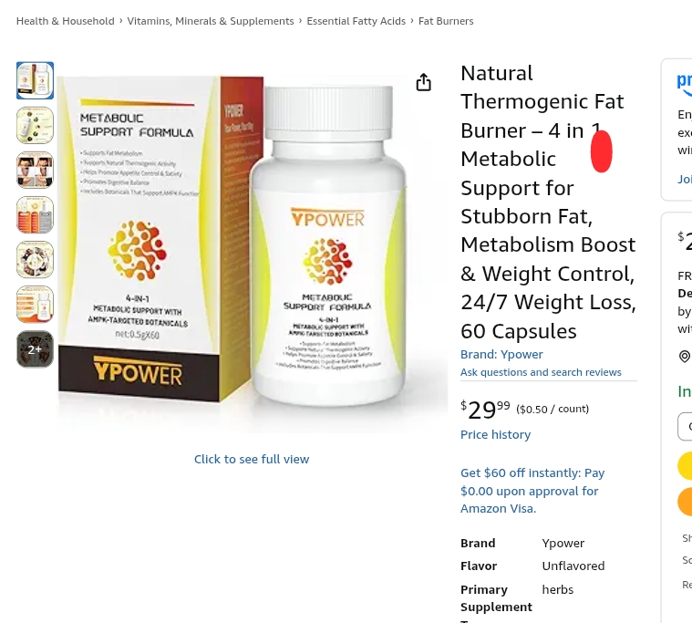 Natural Thermogenic Fat Burner