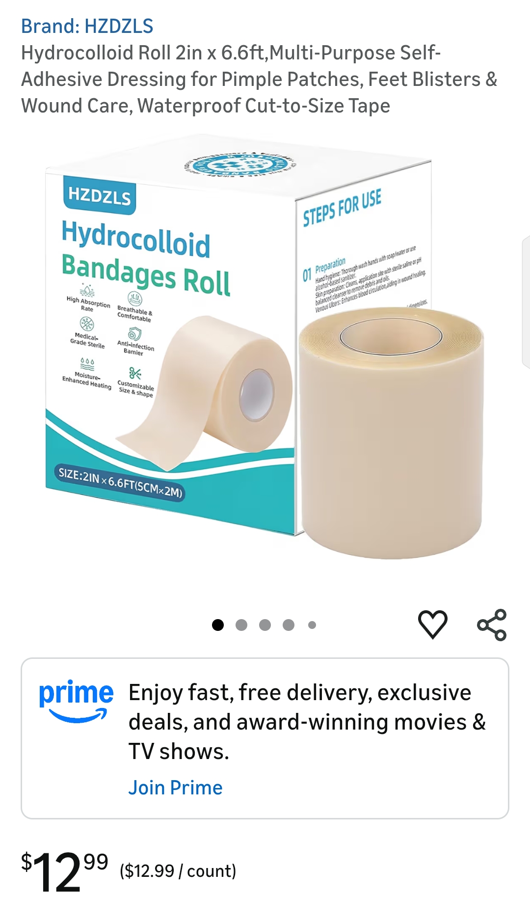 Hydrocolloid Roll