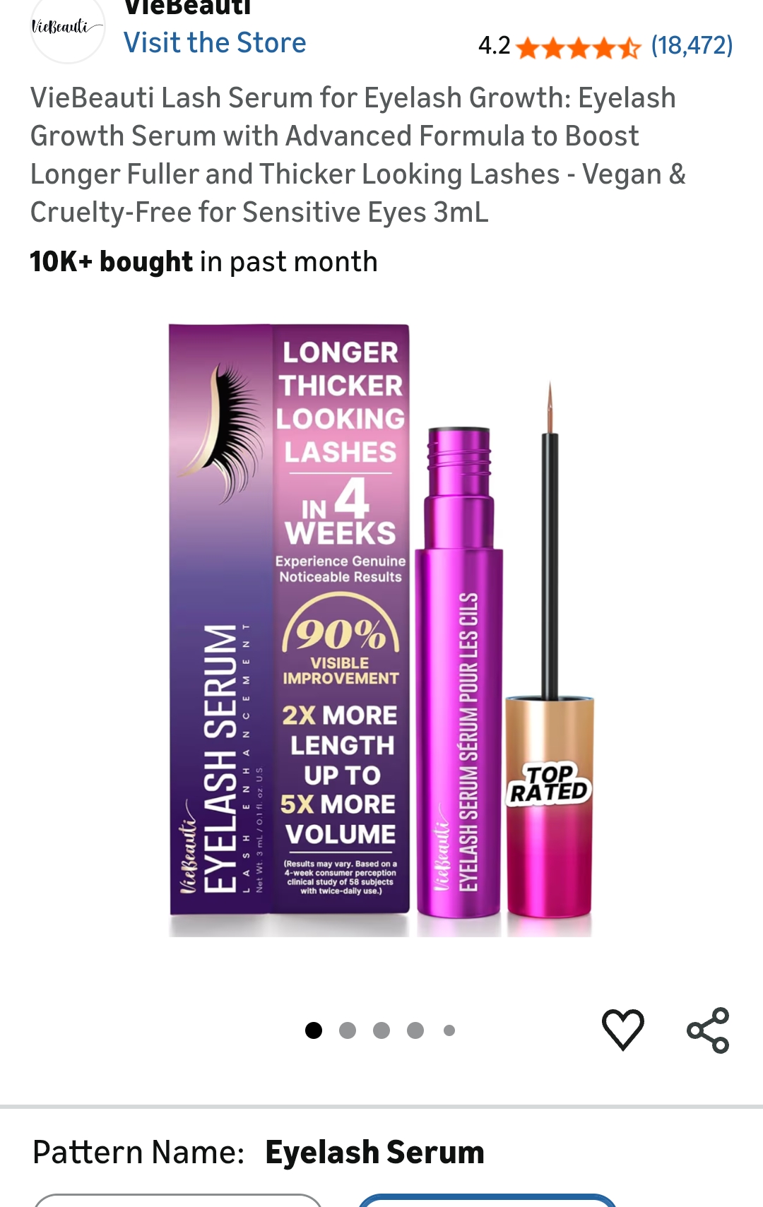 eyebrow growth serum