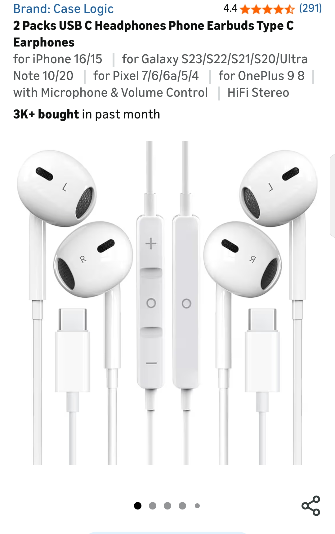 USB C Headphones for iPhone 16