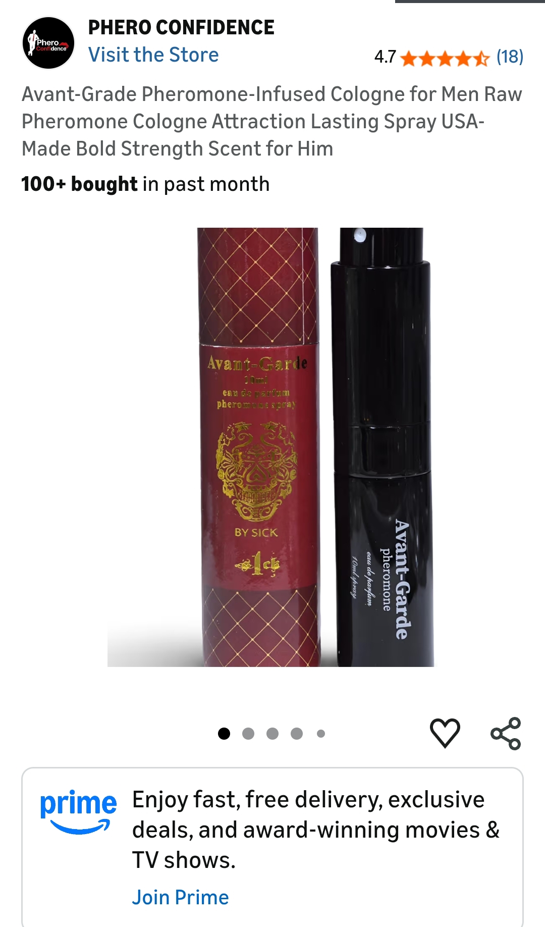 Avant-Grade Pheromone-Infused Cologne for Men