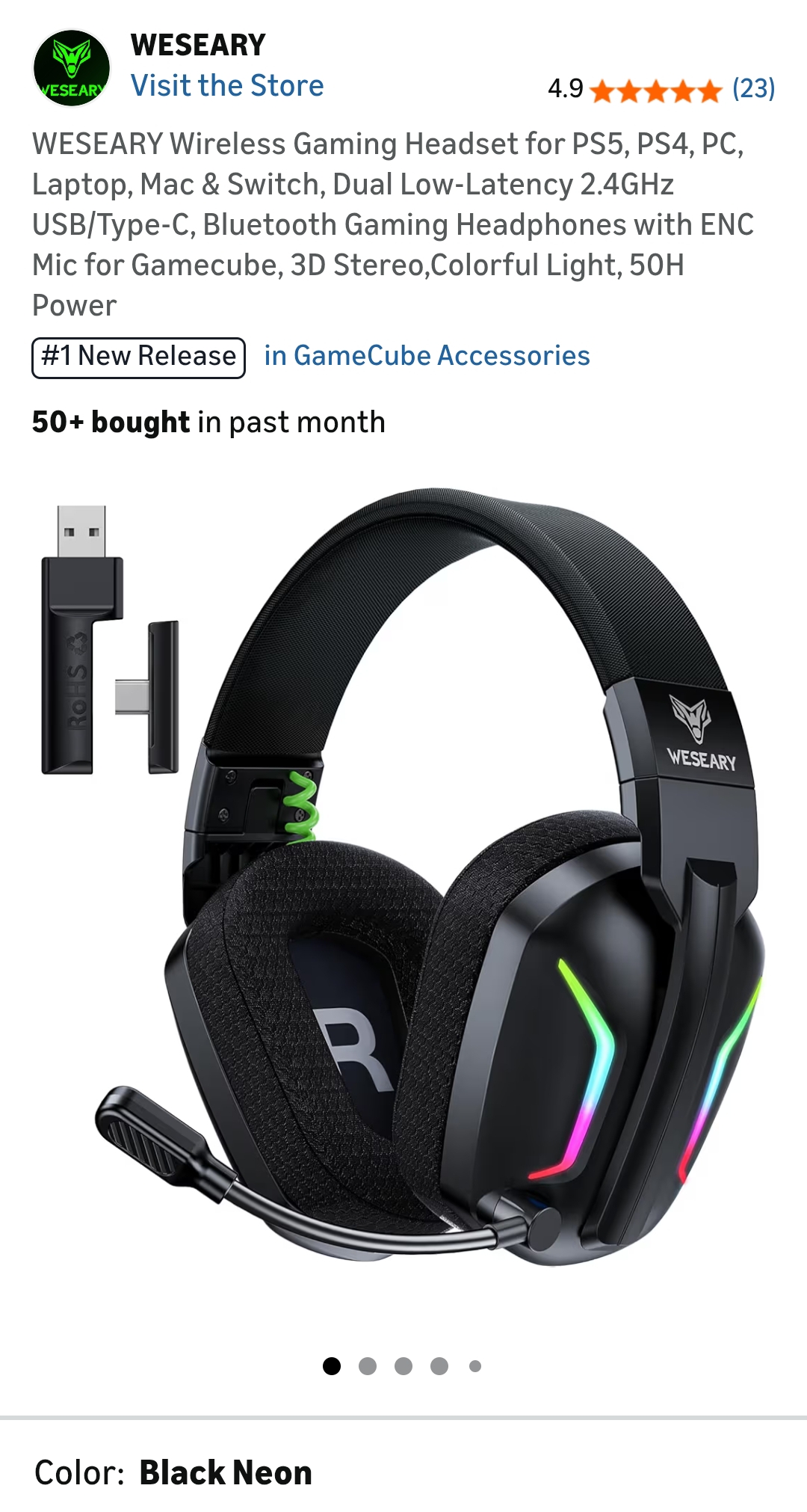 wireless gaming headset