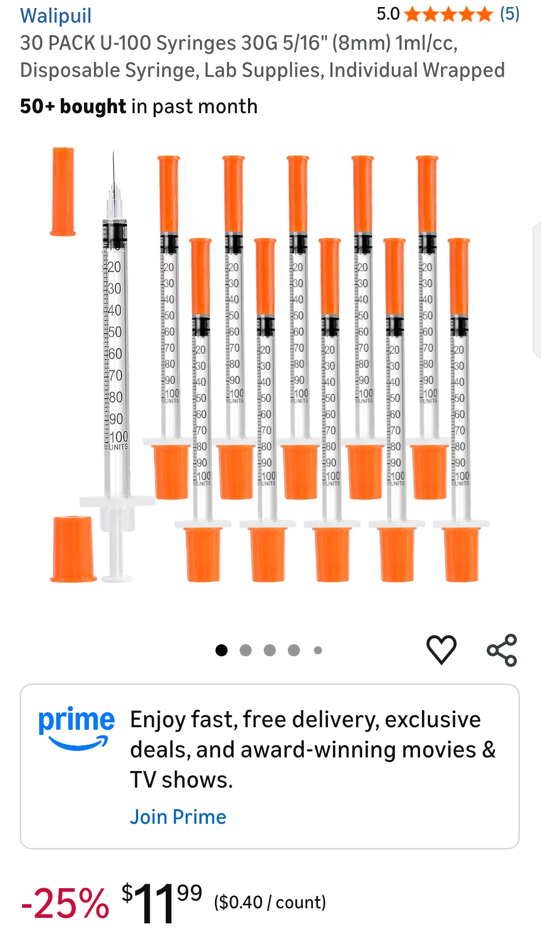 syringes with needle