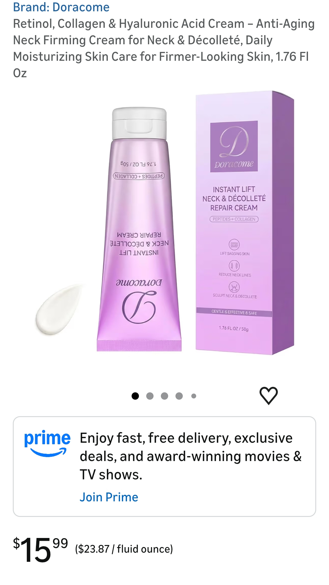 Doracome Magnesium Fast Absorbing Non Greasy