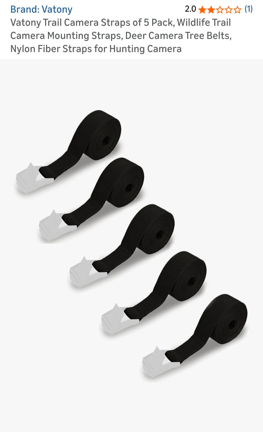 Vatony Trail Camera Straps of 5 Pack
