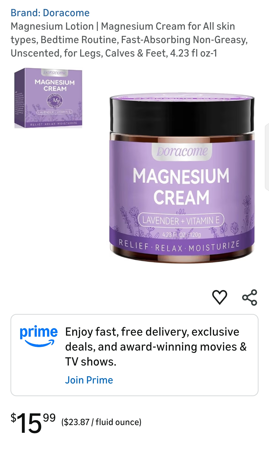 Magnesium Lotion