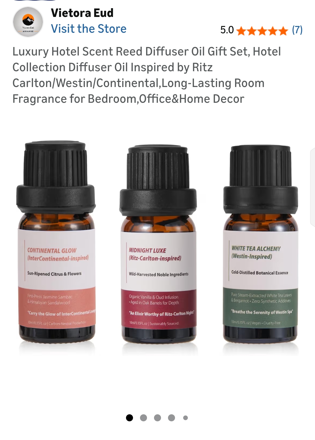 ritz carlton hotel scent essential oil