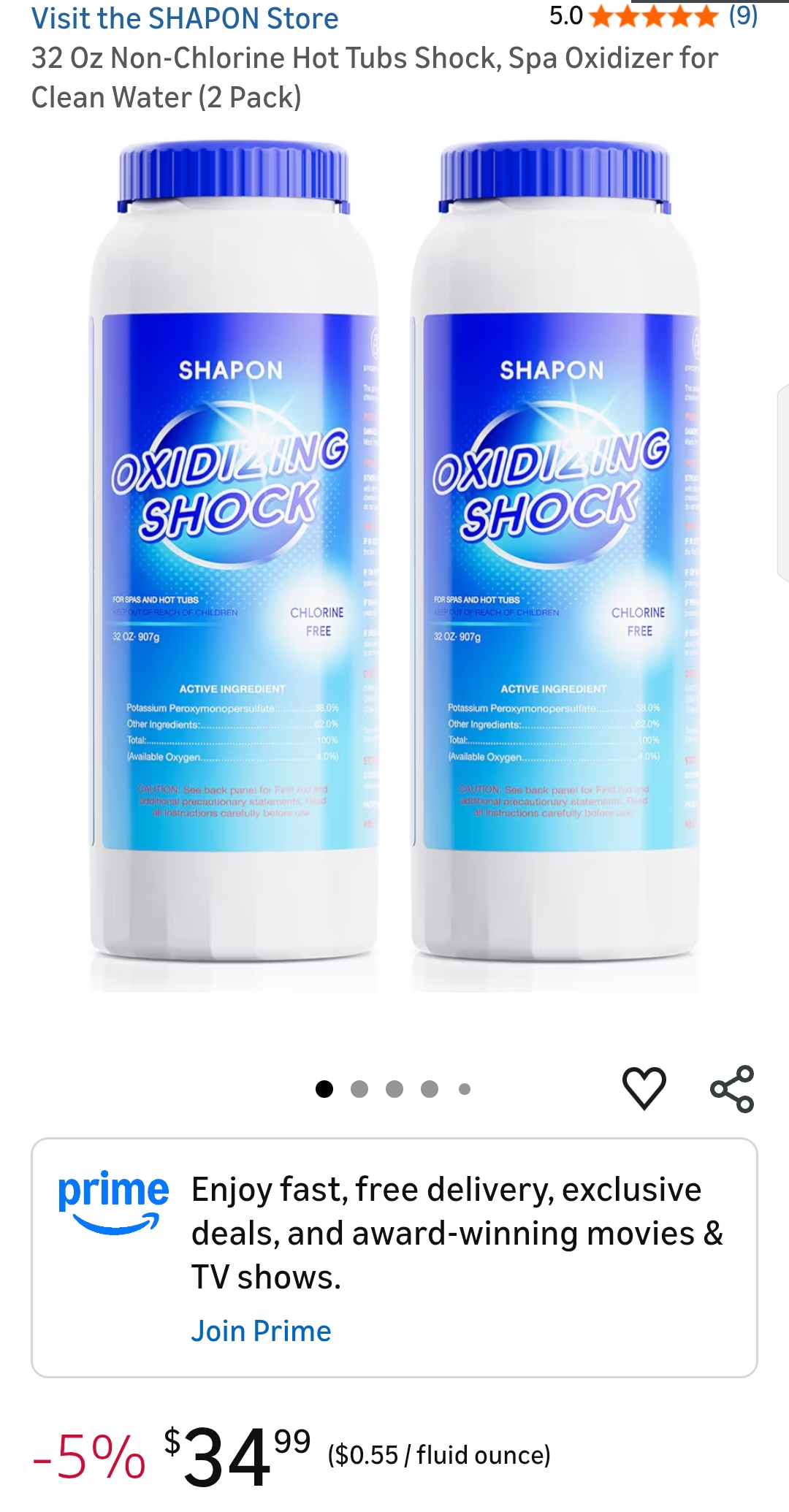 spa shock