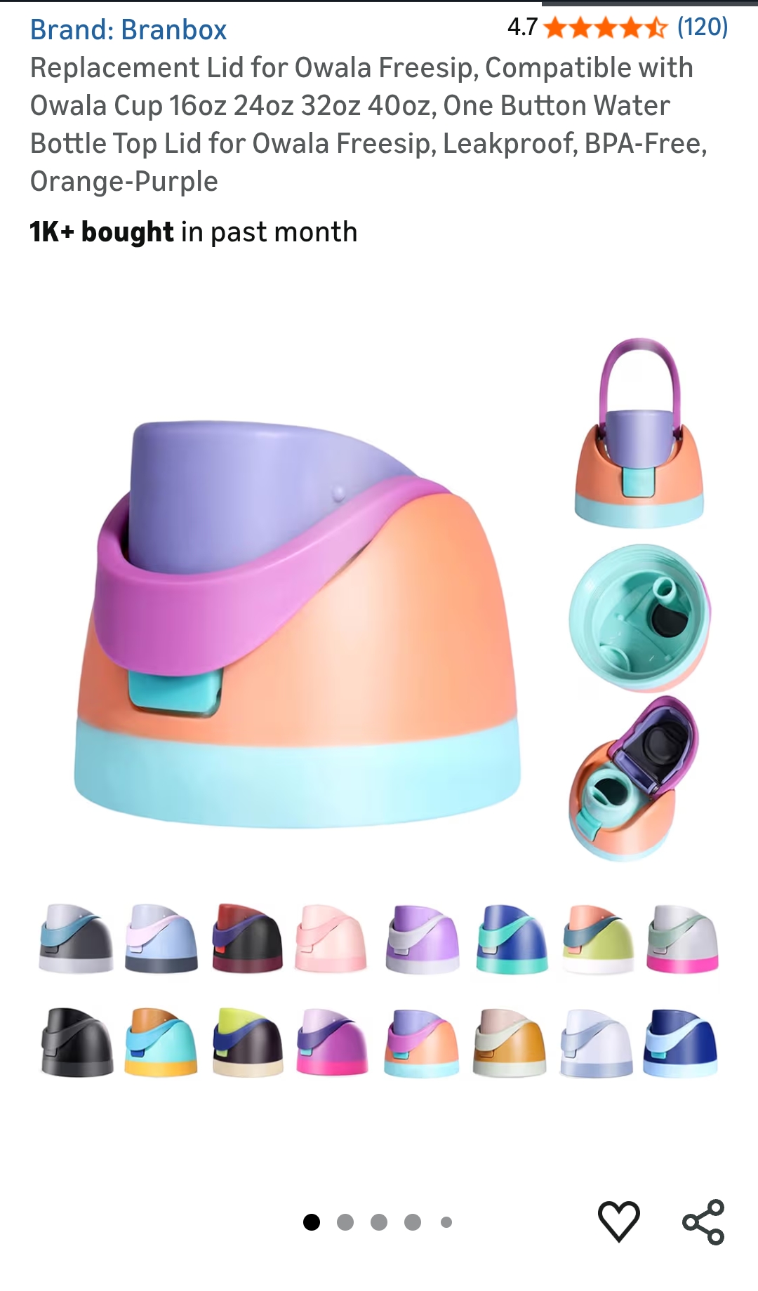 owala replacement lid