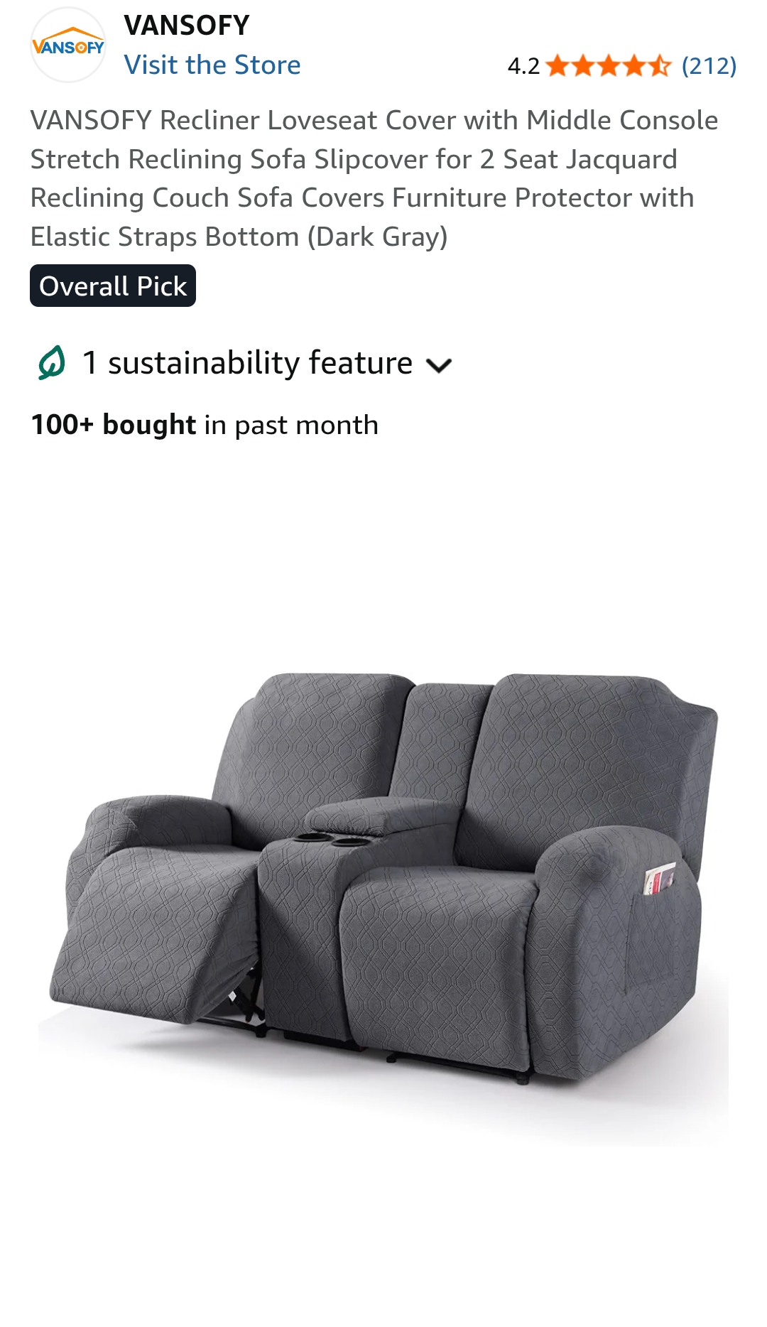 recliner loveseat covers with center console