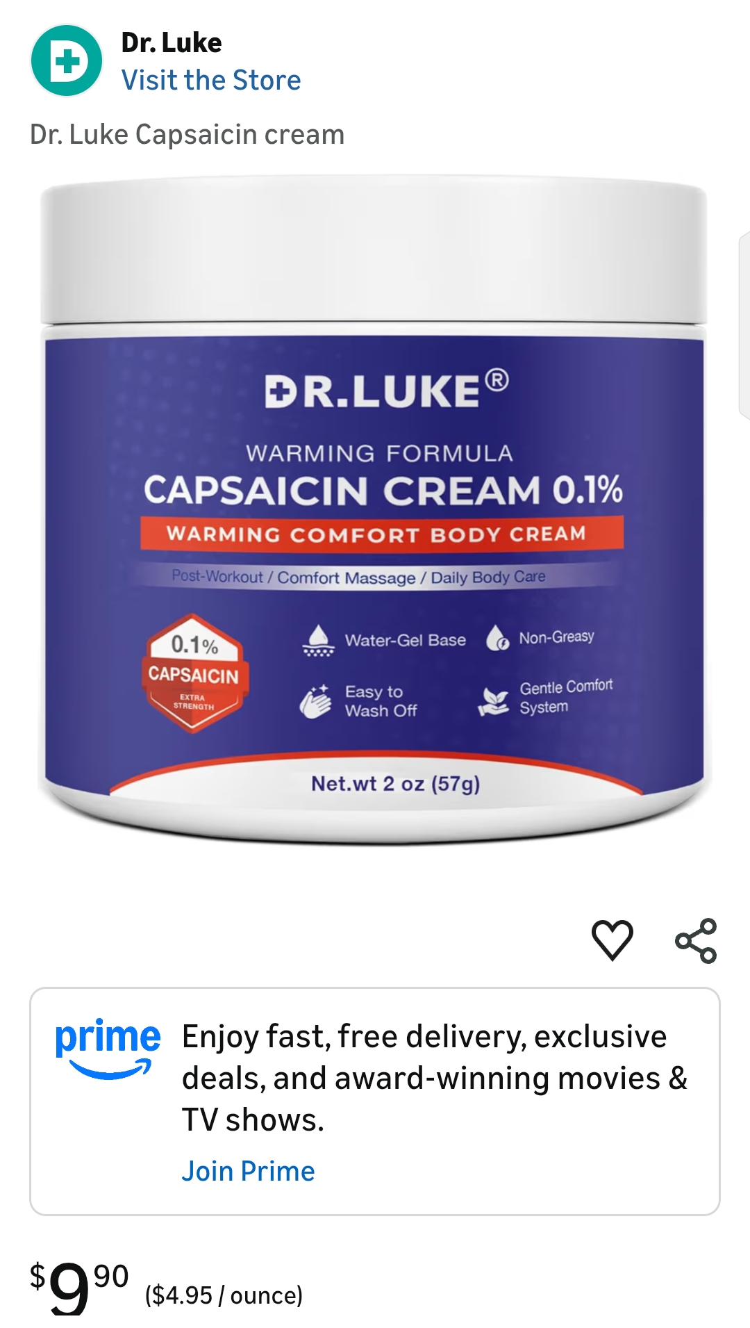 Capsaicin Cream