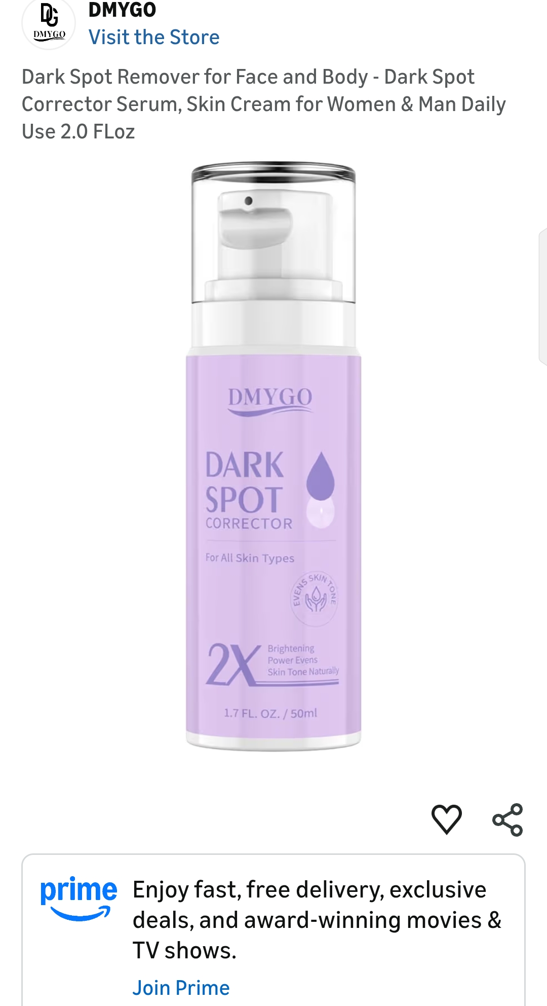 Dark Spot Remover for Face and Body - Dark Spot Corrector Serum