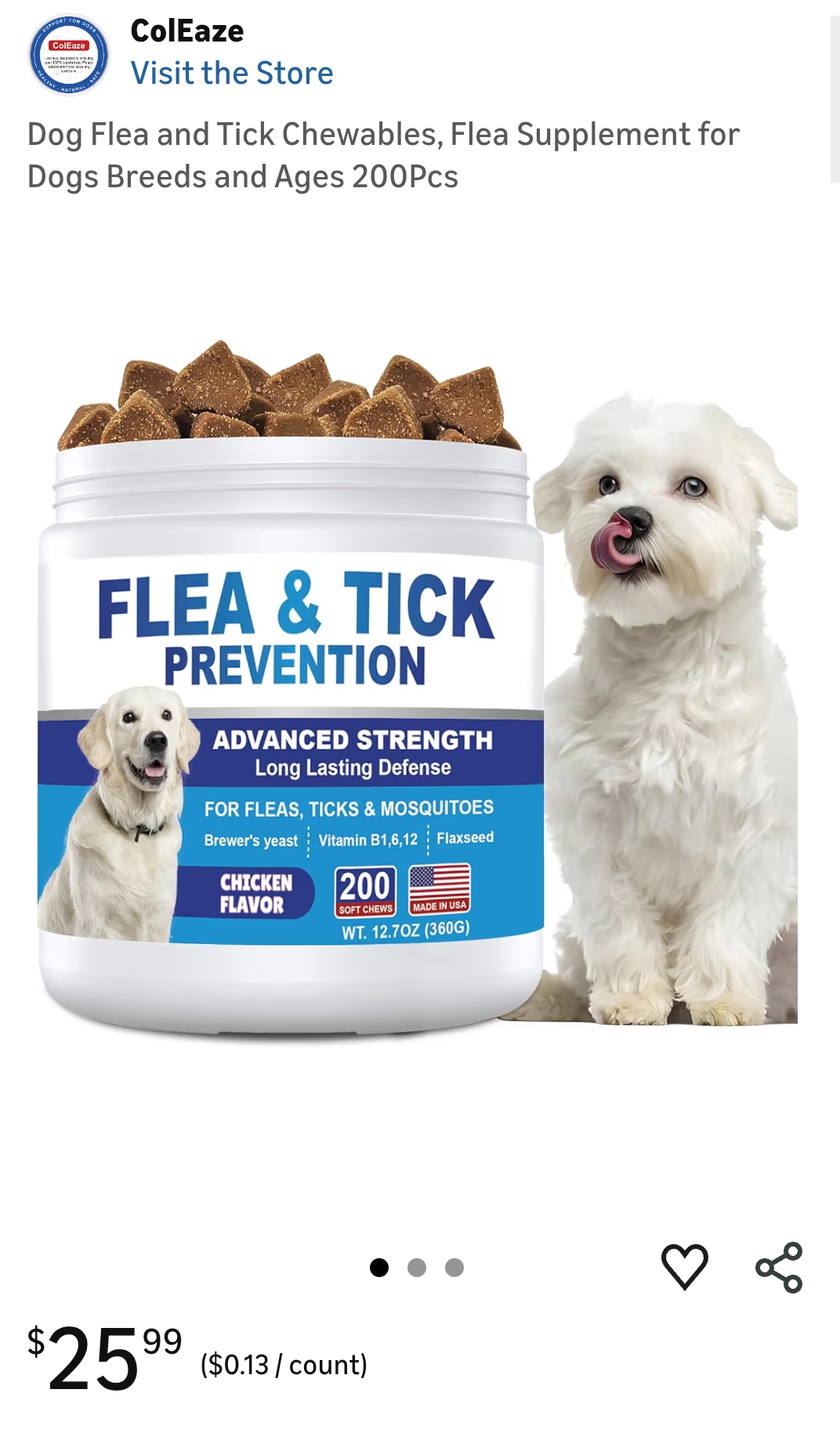 flea and tick prevention for dogs chewable