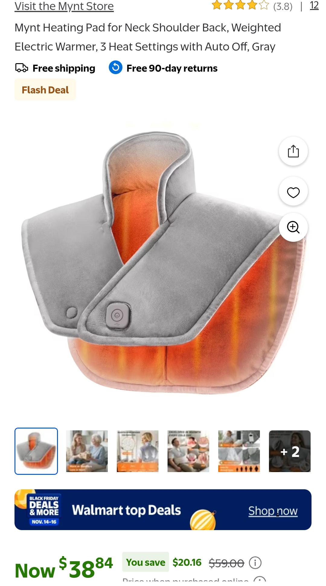 heating pad for neck