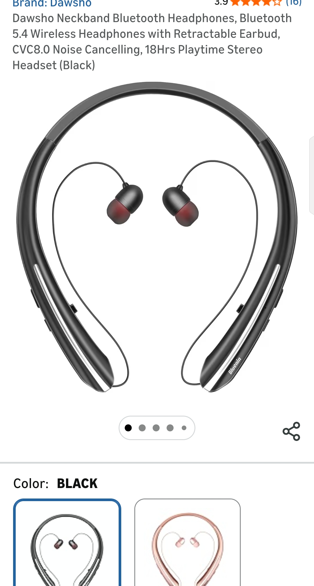 Neckband Bluetooth Headphones